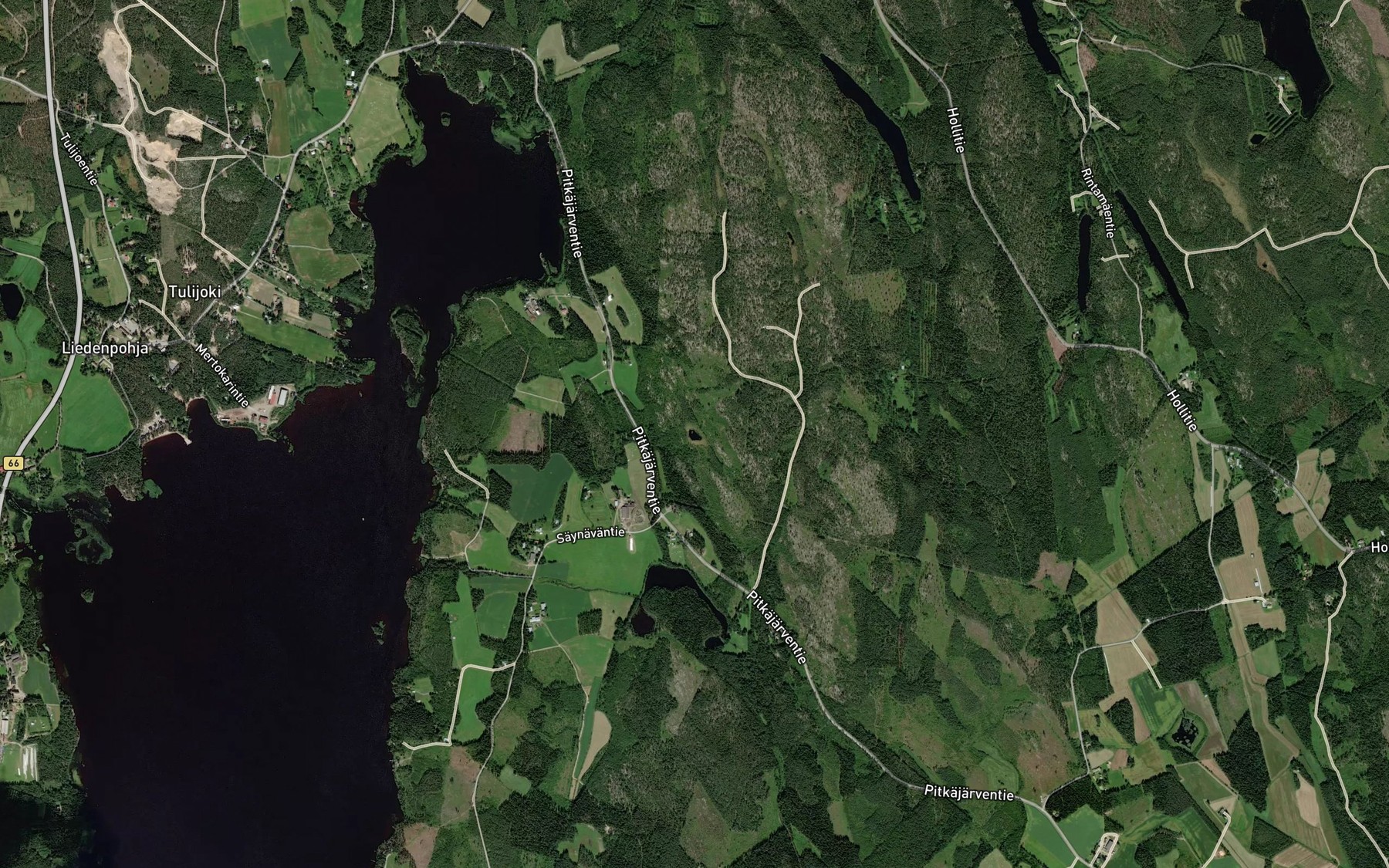 Satellite map of the Paskolampi
