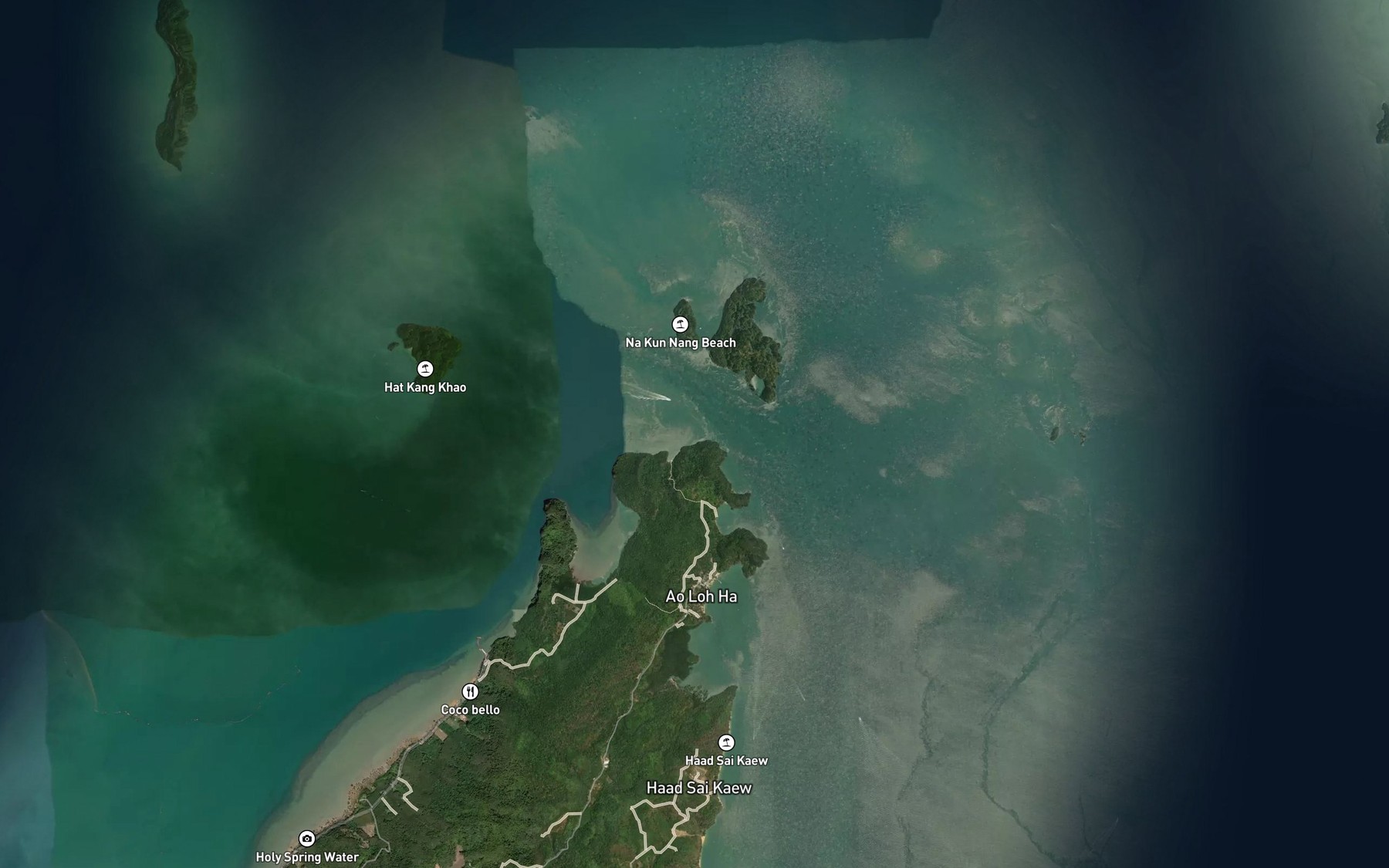 Satellite map of the Ao Tian