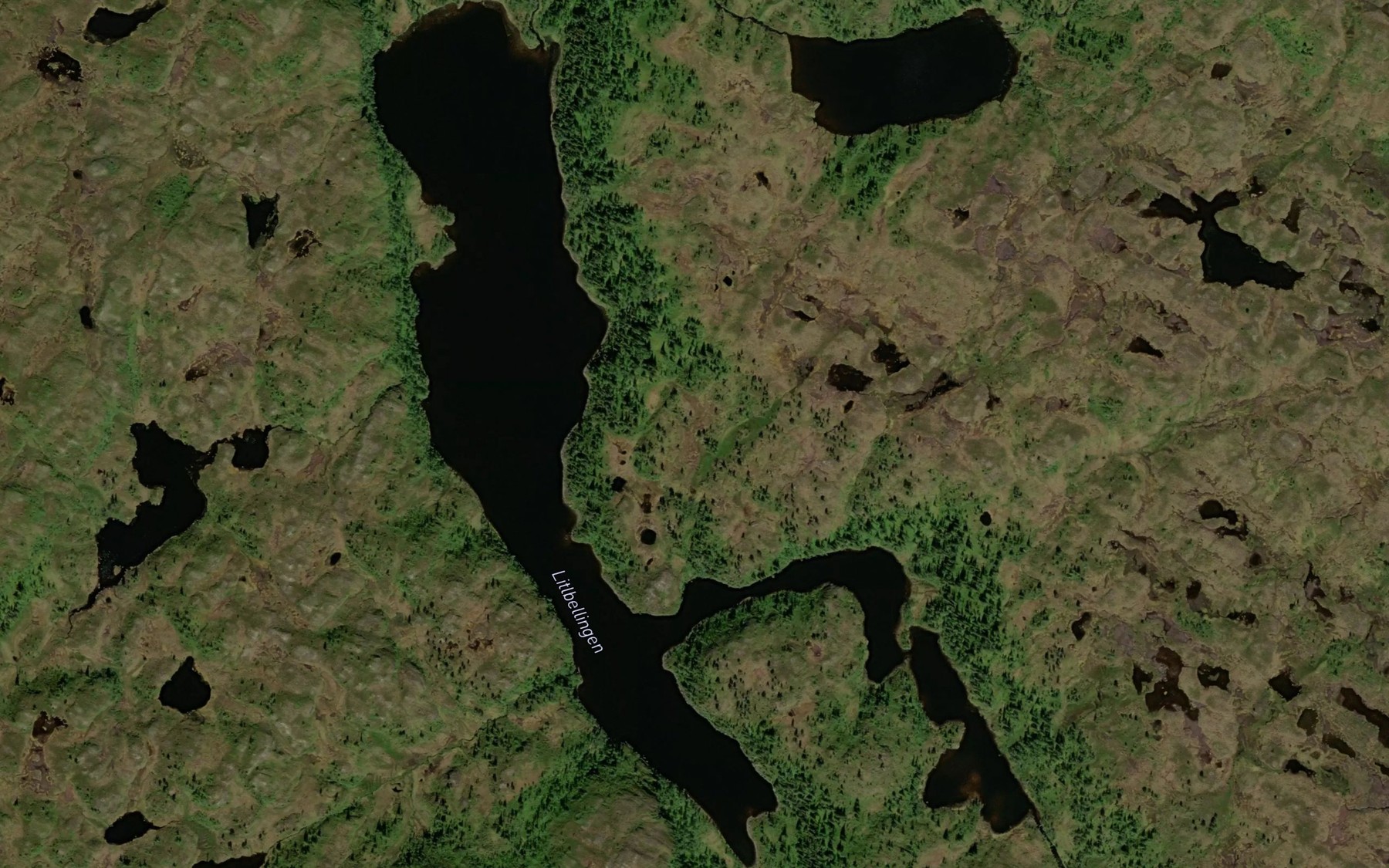 Satellite map of the Litlbellingen