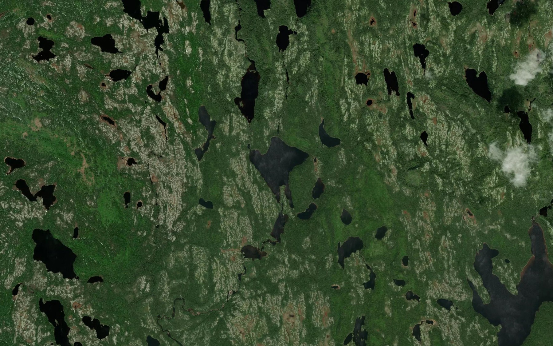 Satellite map of the Lac Pehkupiau