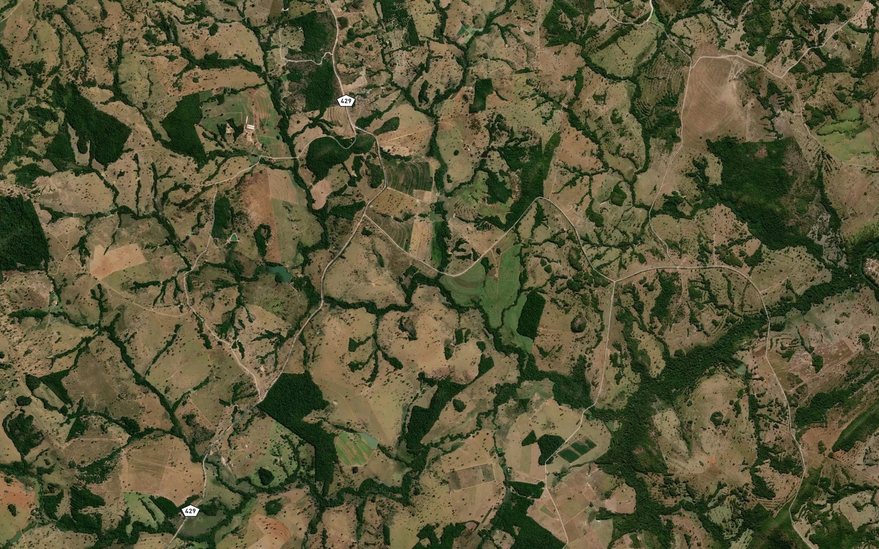 Satellite map of the Corrego do Retiro