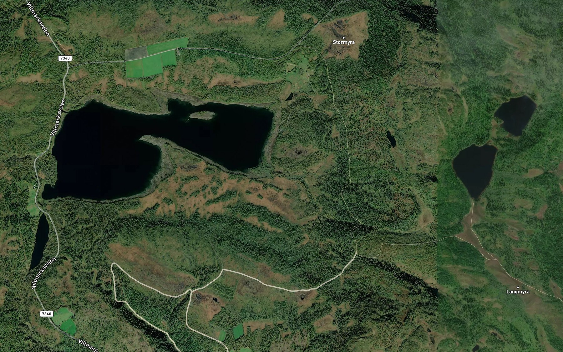 Satellite map of the Kloppbekken