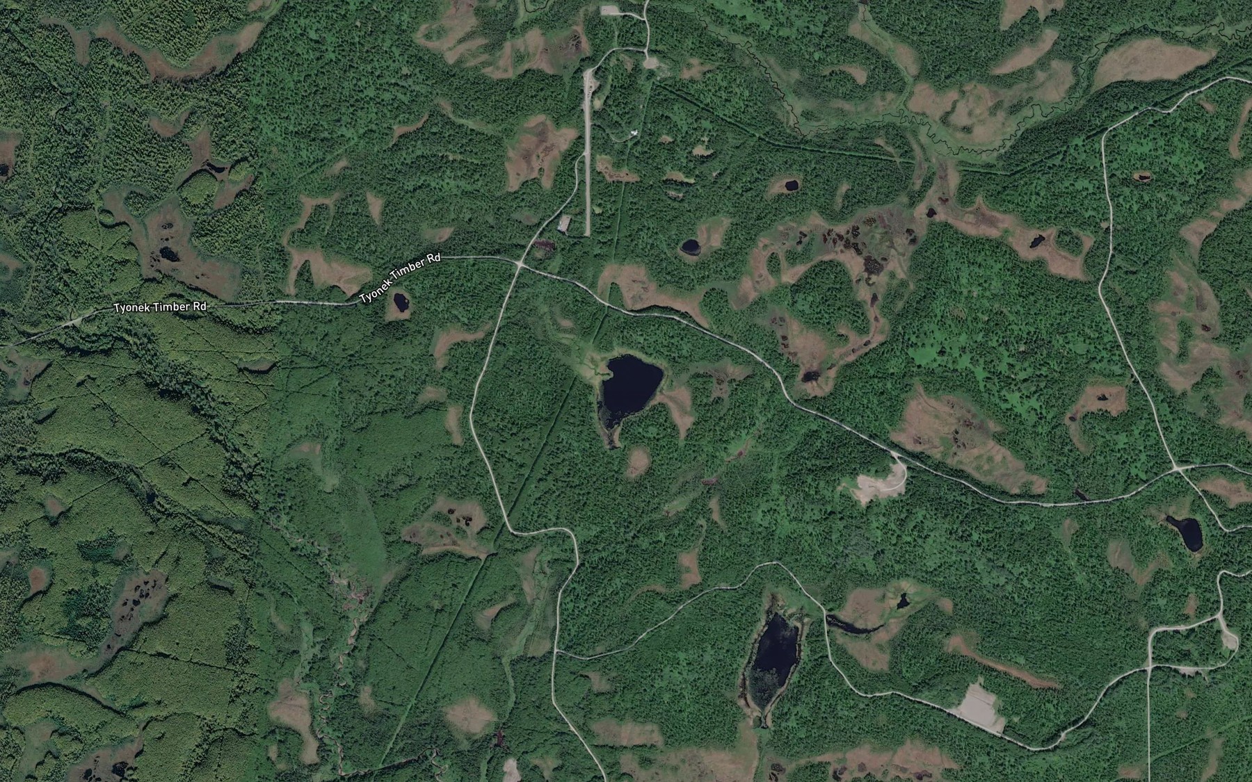 Satellite map of the Q'atl'uhghulqet' Bena