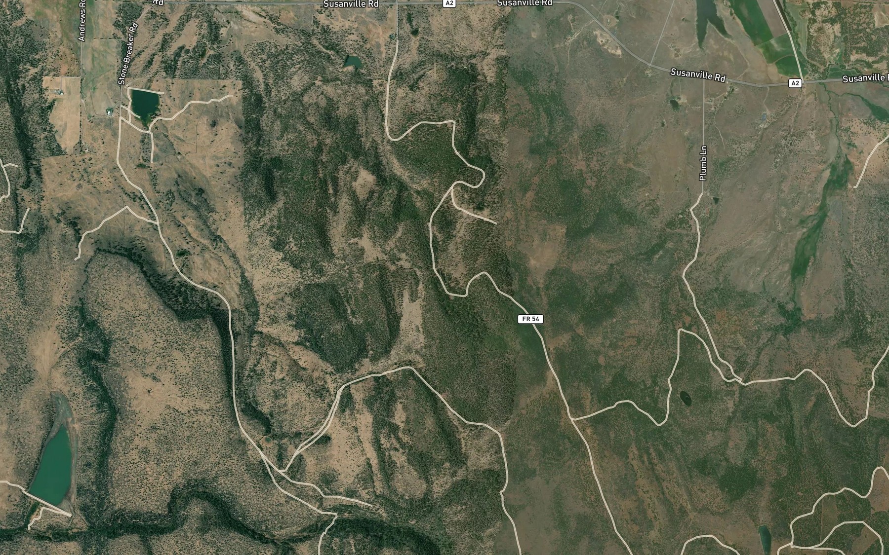 Satellite map of the Cary Spring
