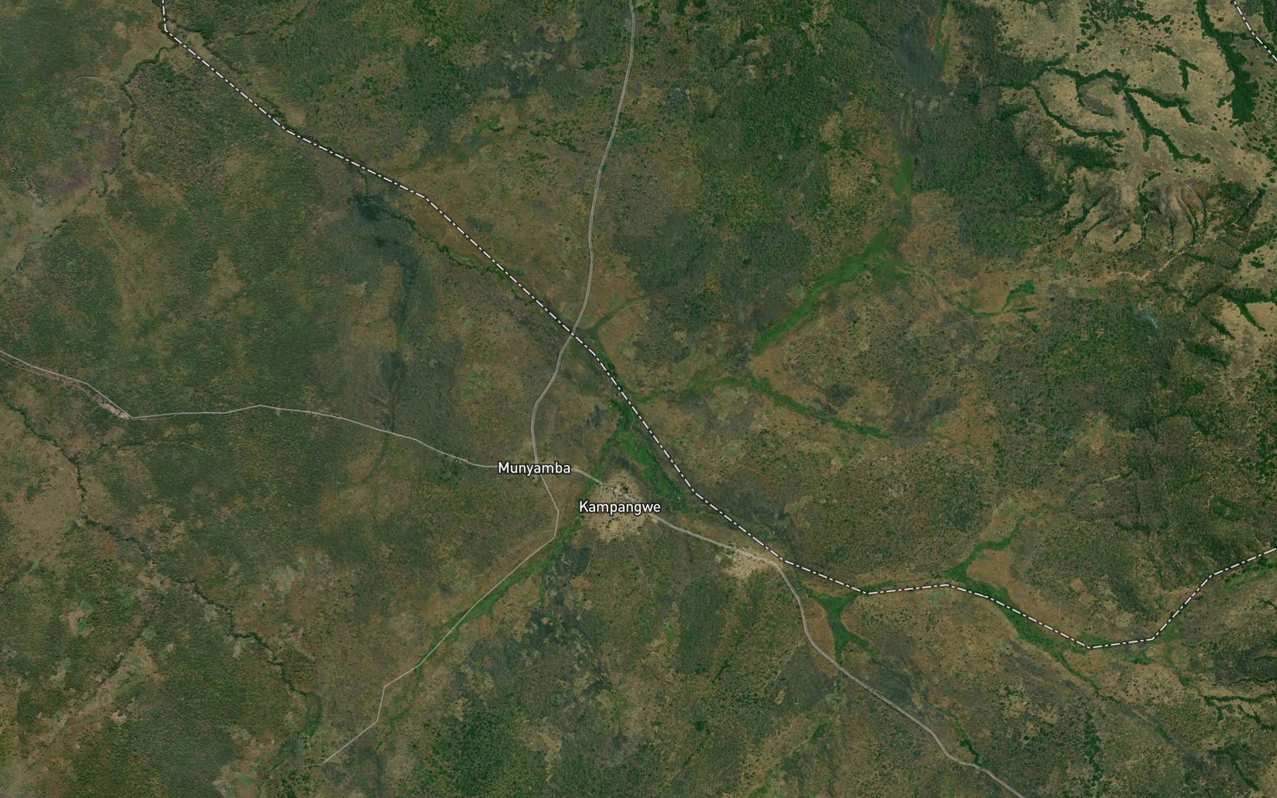Satellite map of the Kilambwila