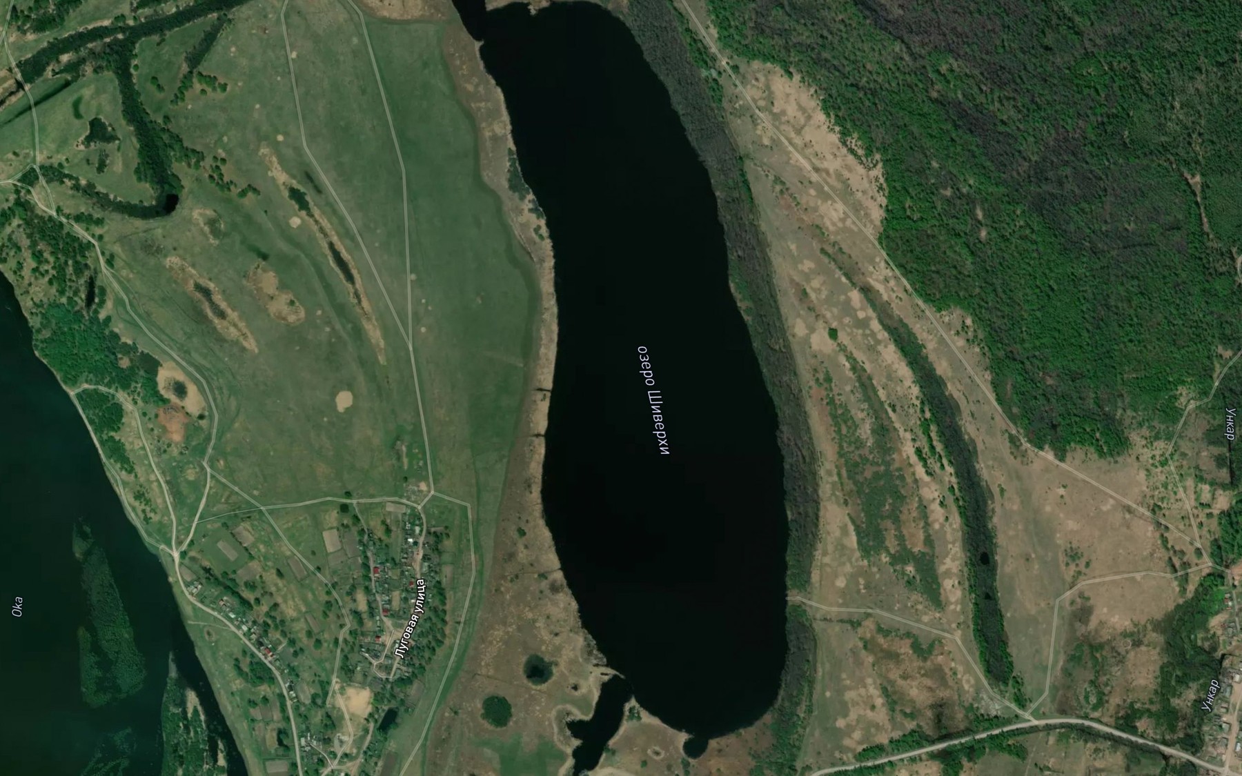 Satellite map of the Ozero Shiverkhi