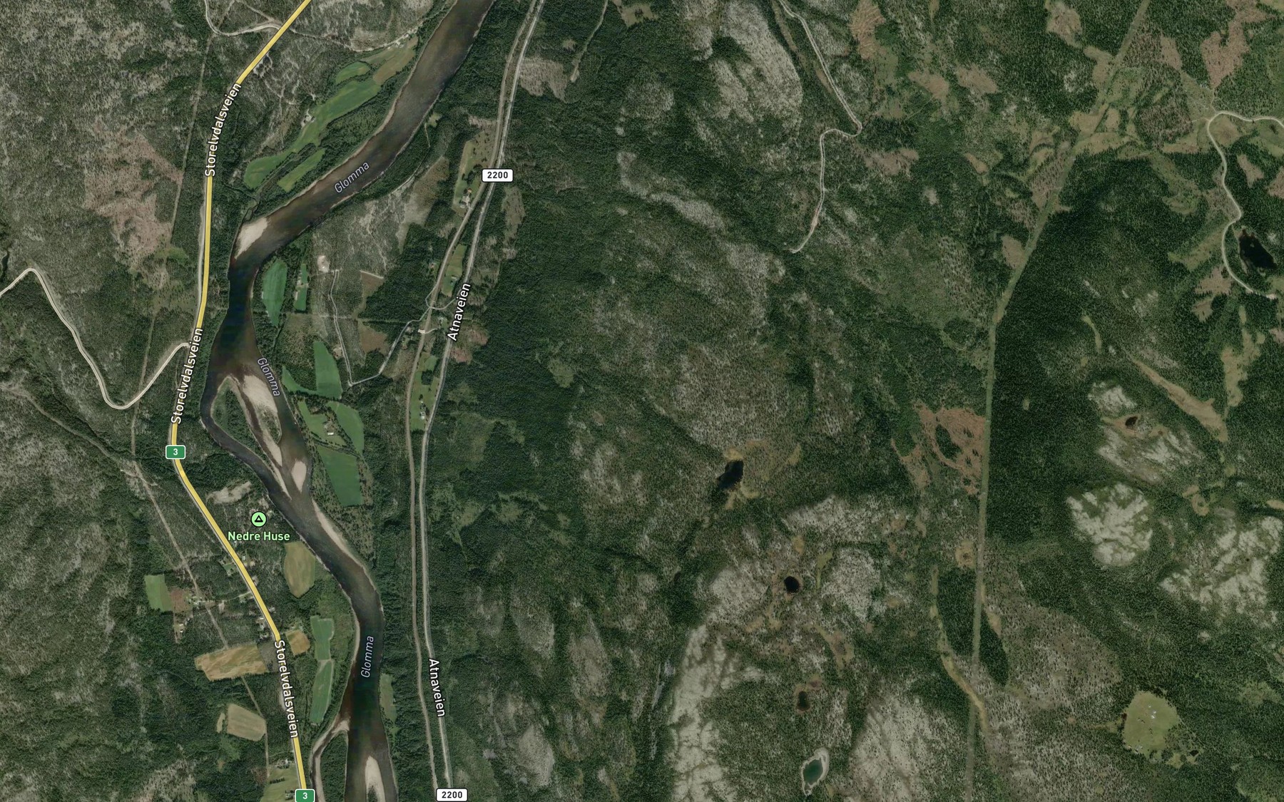 Satellite map of the Stasjonsbekken