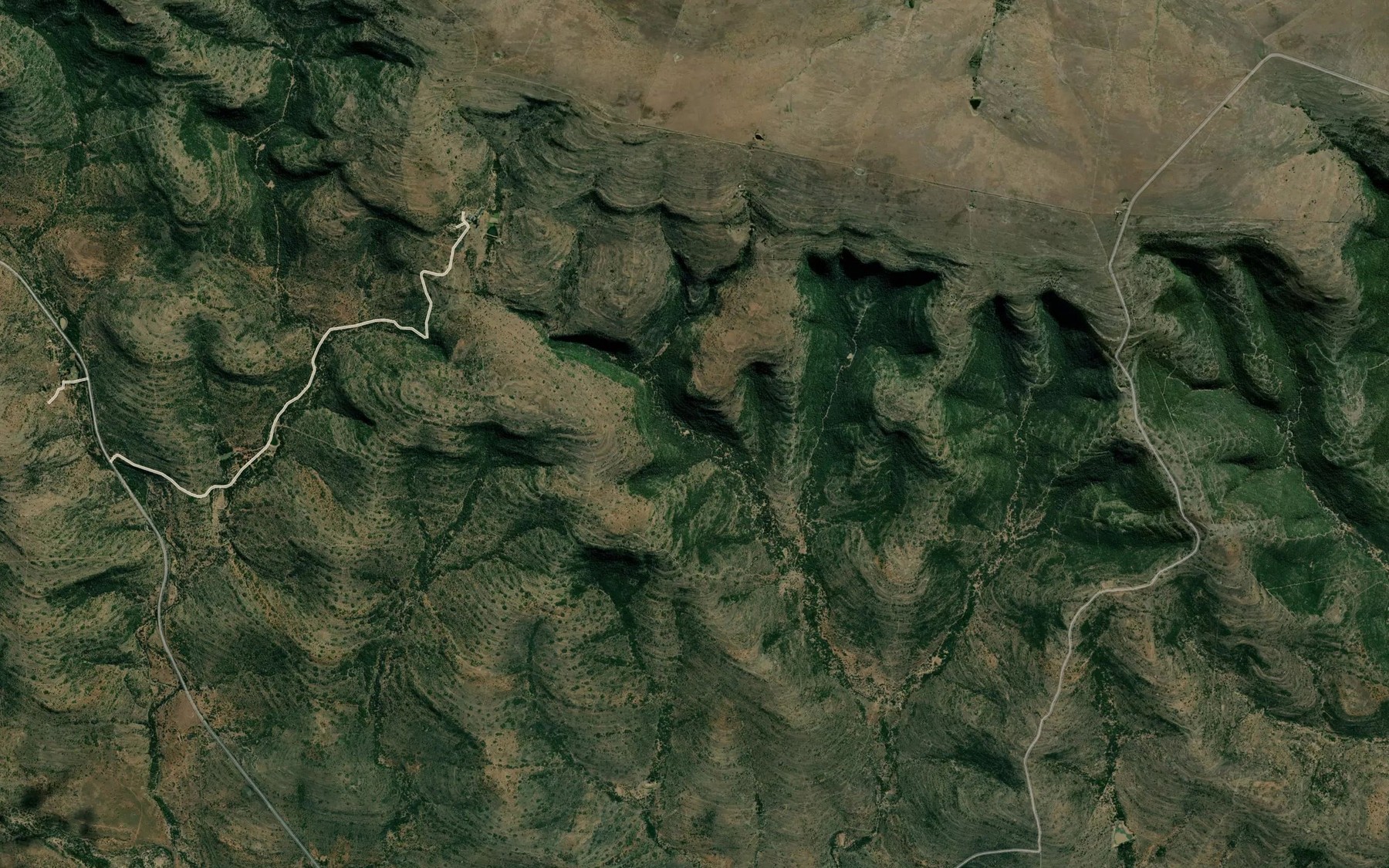 Satellite map of the Olifantskloof