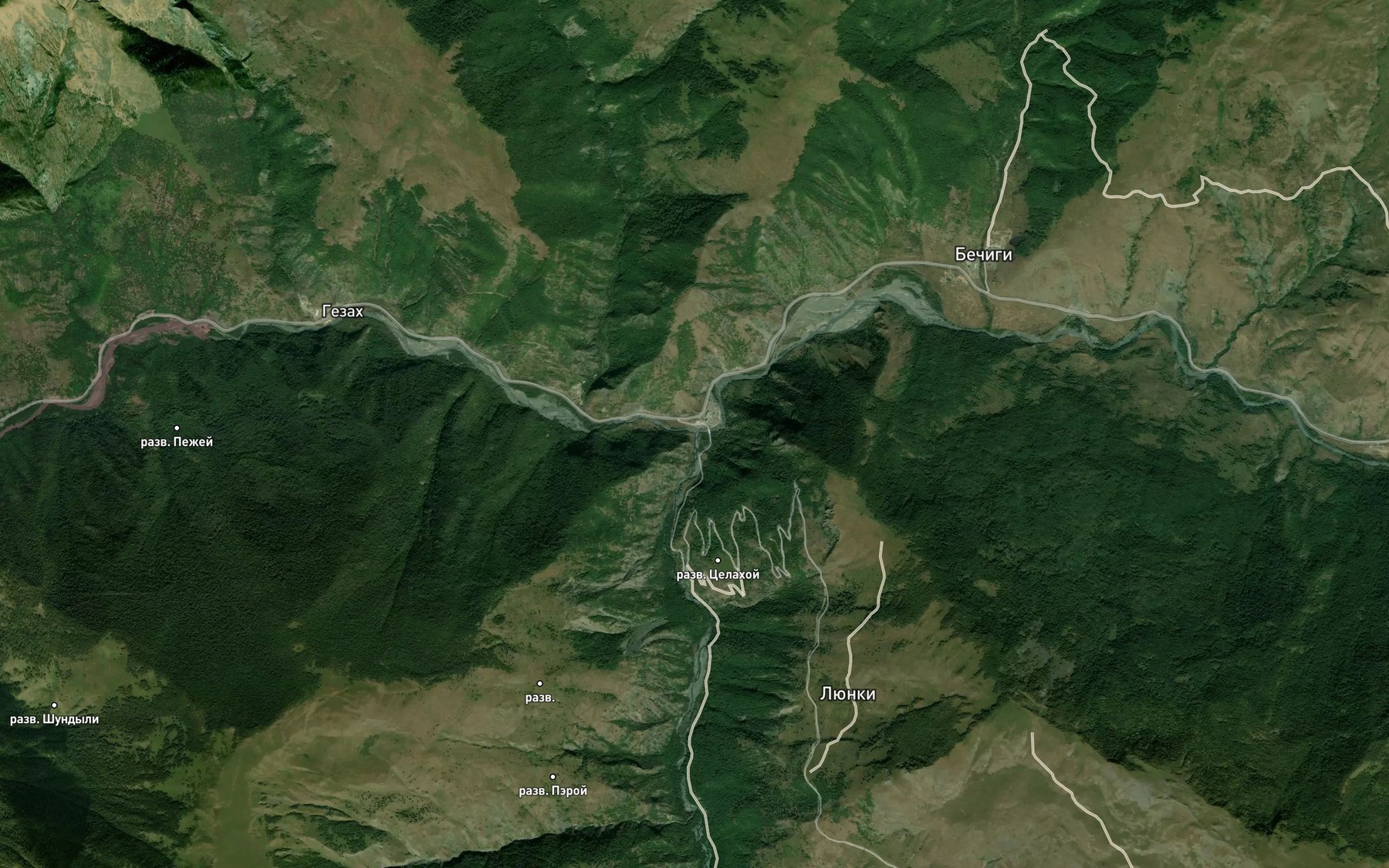 Satellite map of the Kerigo