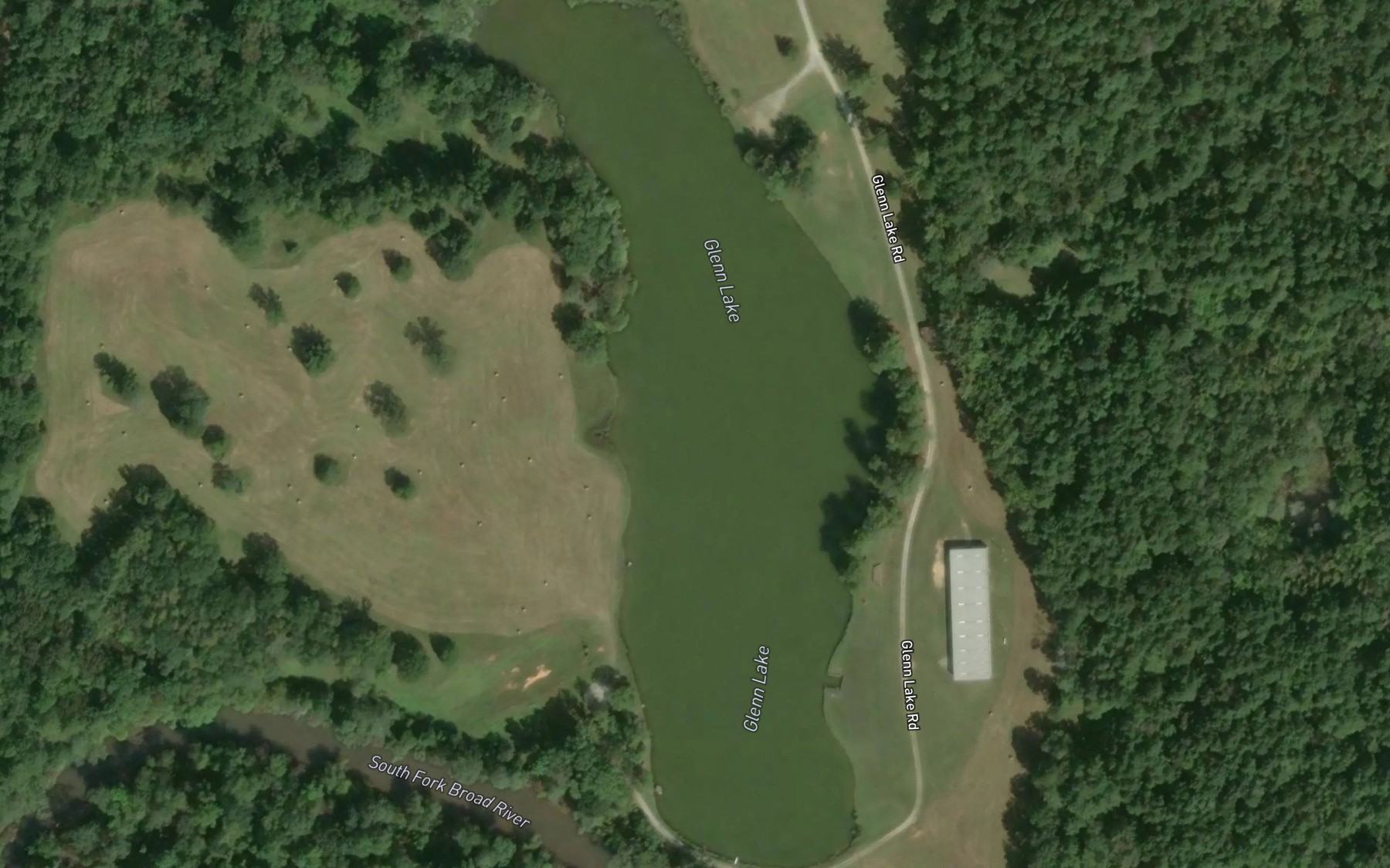 Satellite map of the Otter Run Lake