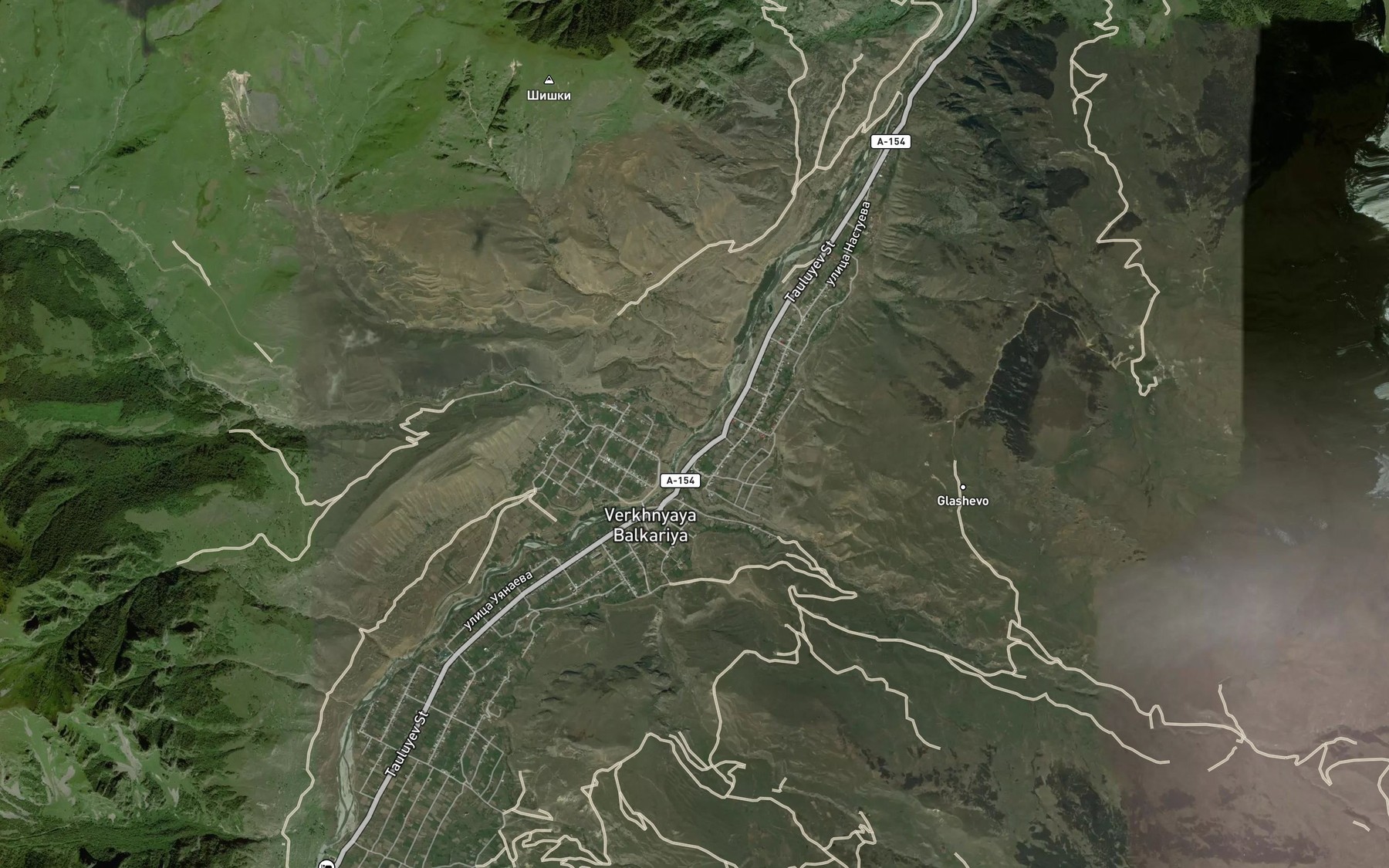 Satellite map of the Chaynashki