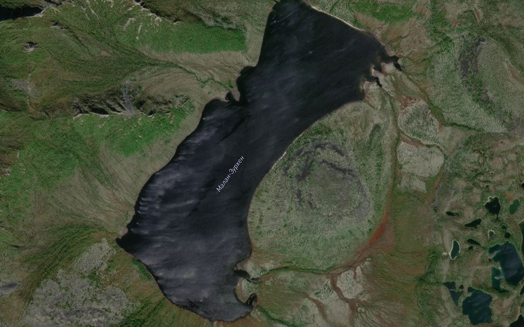 Satellite map of the Ozero Malan-Zurkhen