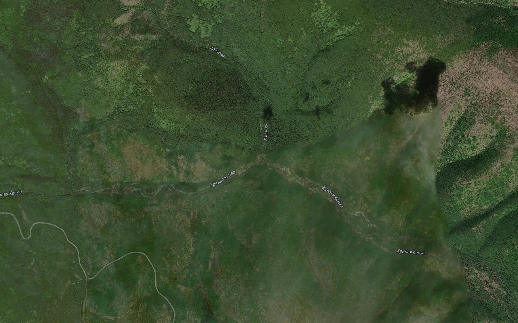 Satellite map of the Khanovka