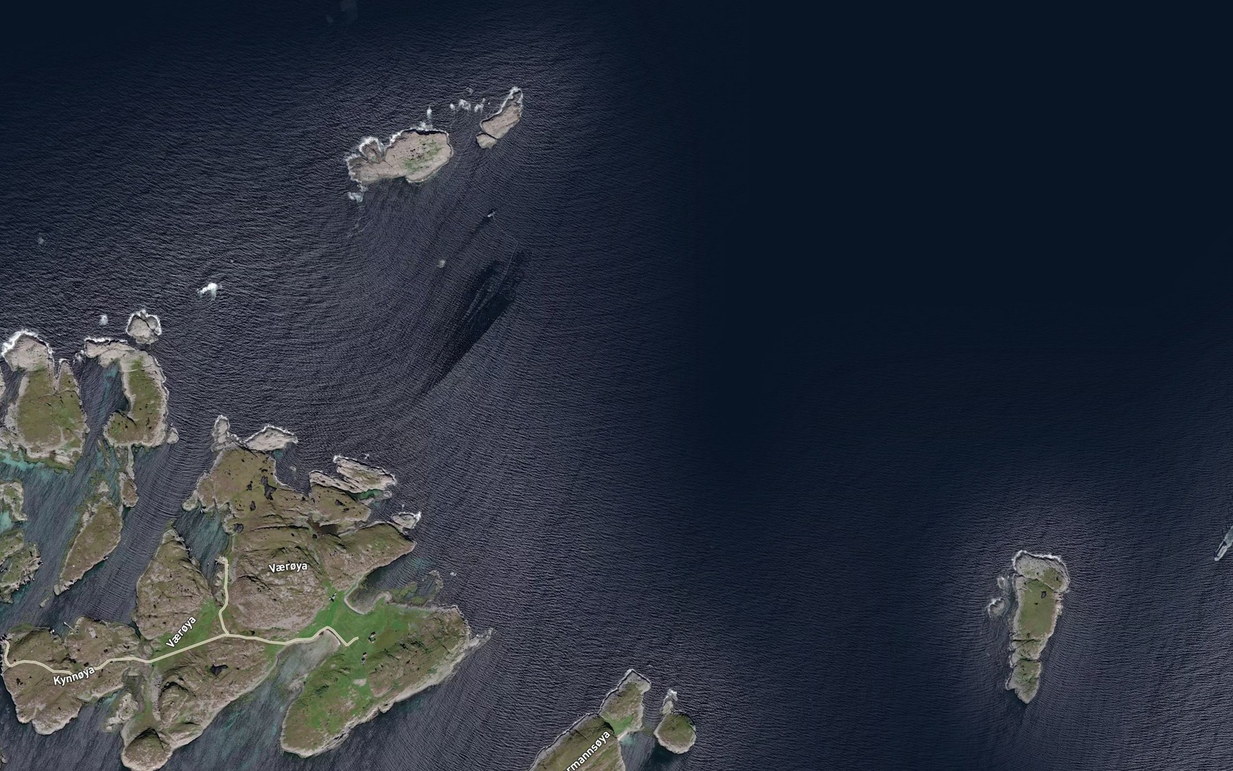 Satellite map of the Breidtaren