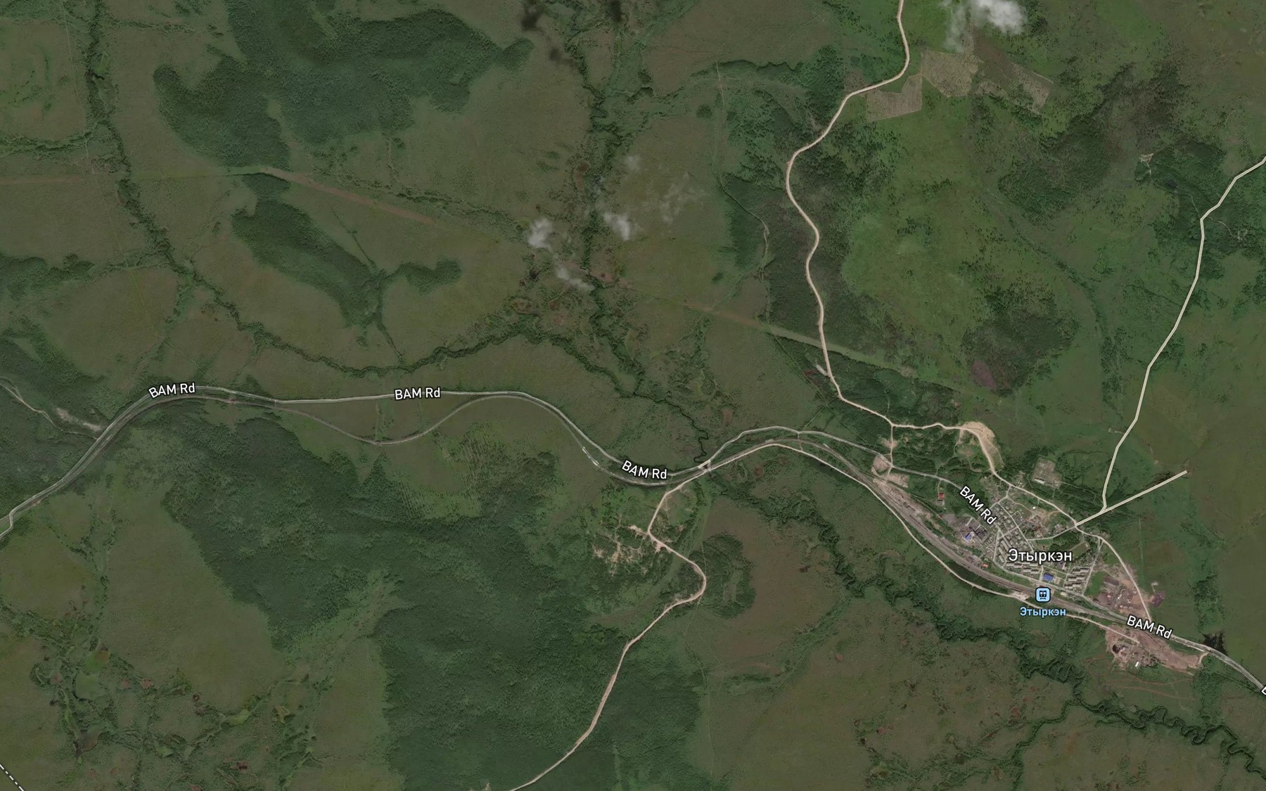 Satellite map of the Tikhiy