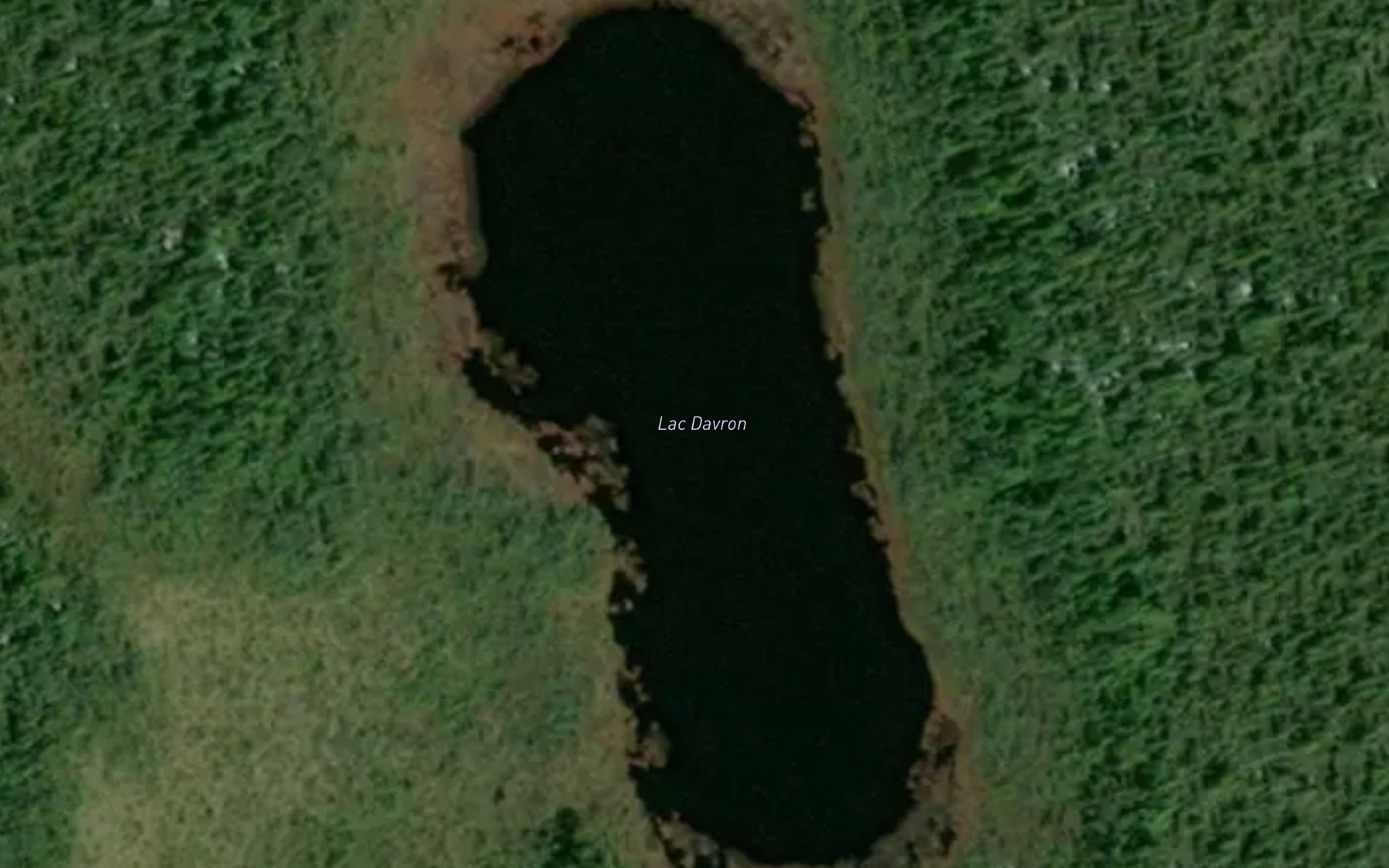 Satellite map of the Lac Davron