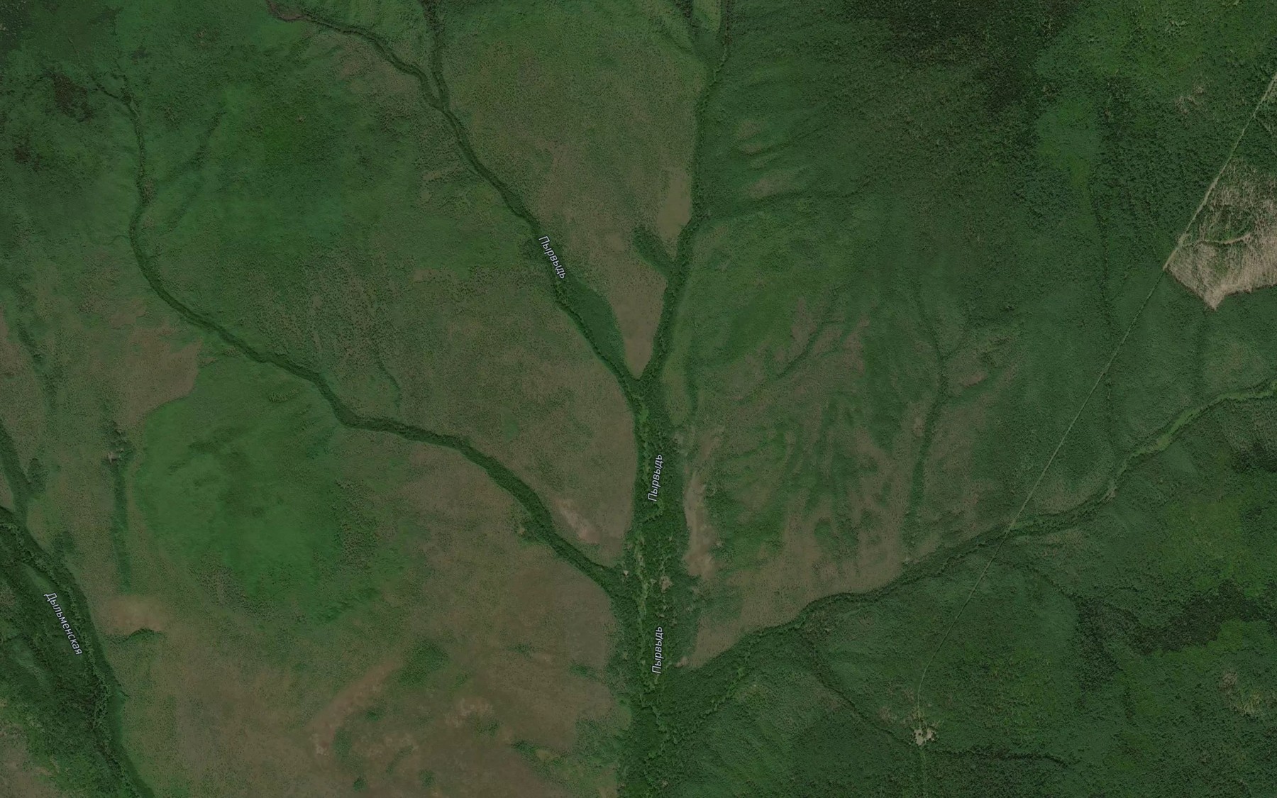 Satellite map of the Ugol'nyy