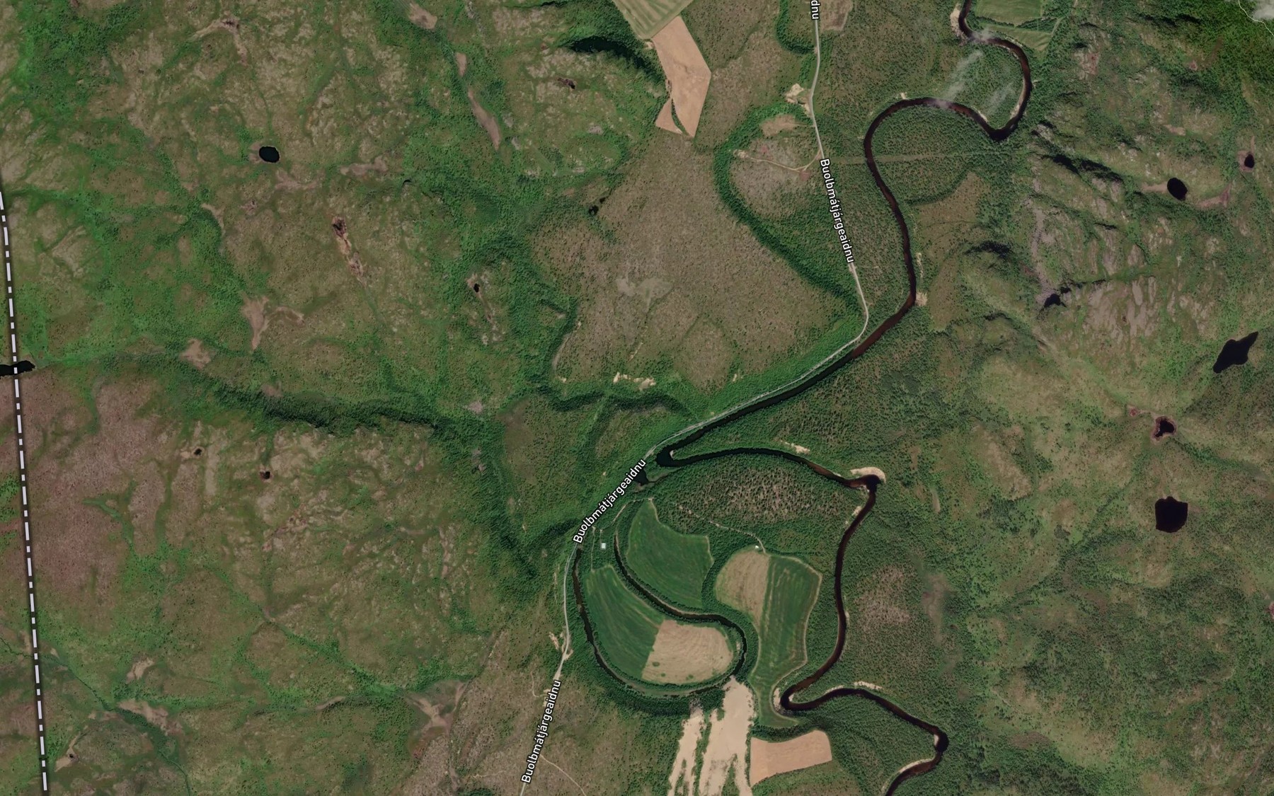 Satellite map of the Vaelegurjakka