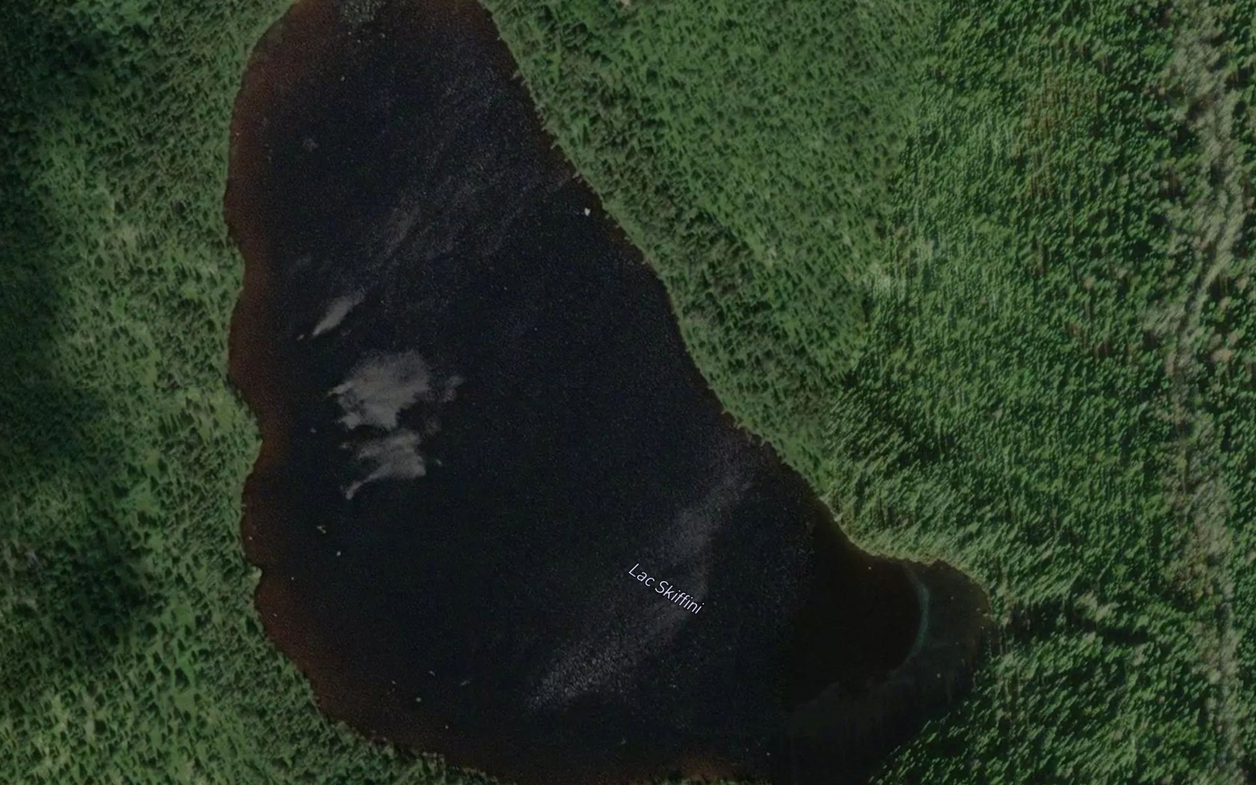Satellite map of the Lac Skiffini