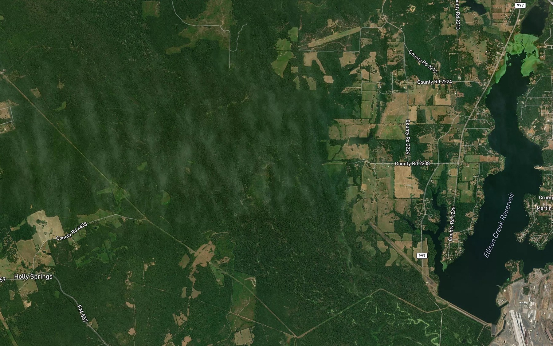 Satellite map of the Big Slough