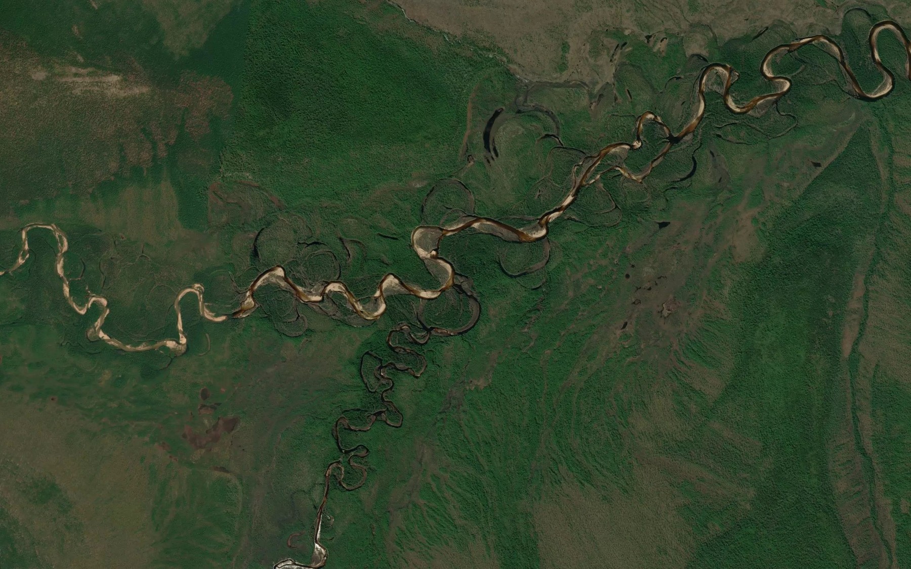 Satellite map of the Ulakhan-Dallyn