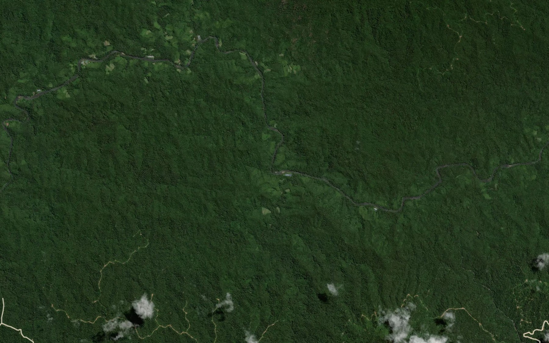 Satellite map of the Sungai Masak