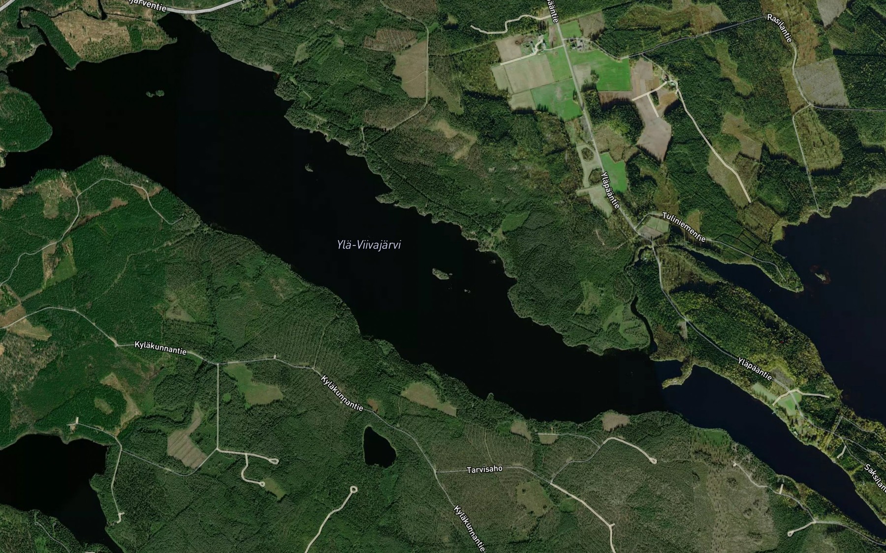 Satellite map of the Mustalahti