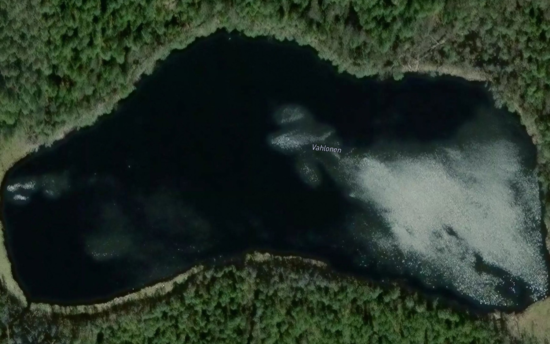 Satellite map of the Vahlonen