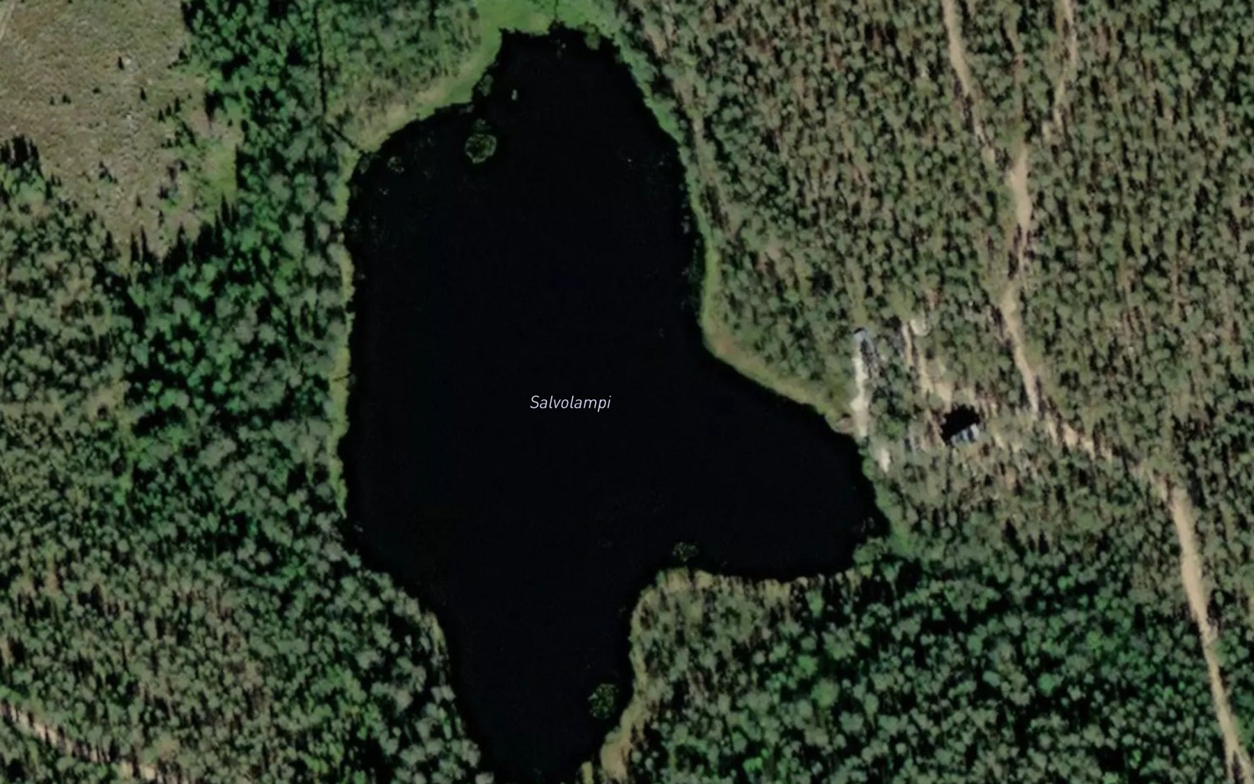 Satellite map of the Salvolampi