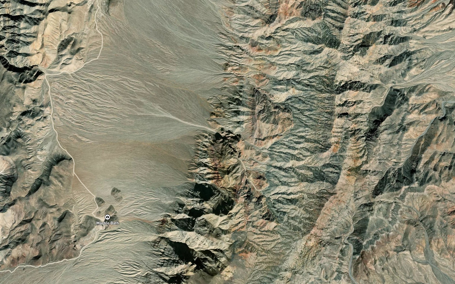 Satellite map of the Marble Bath