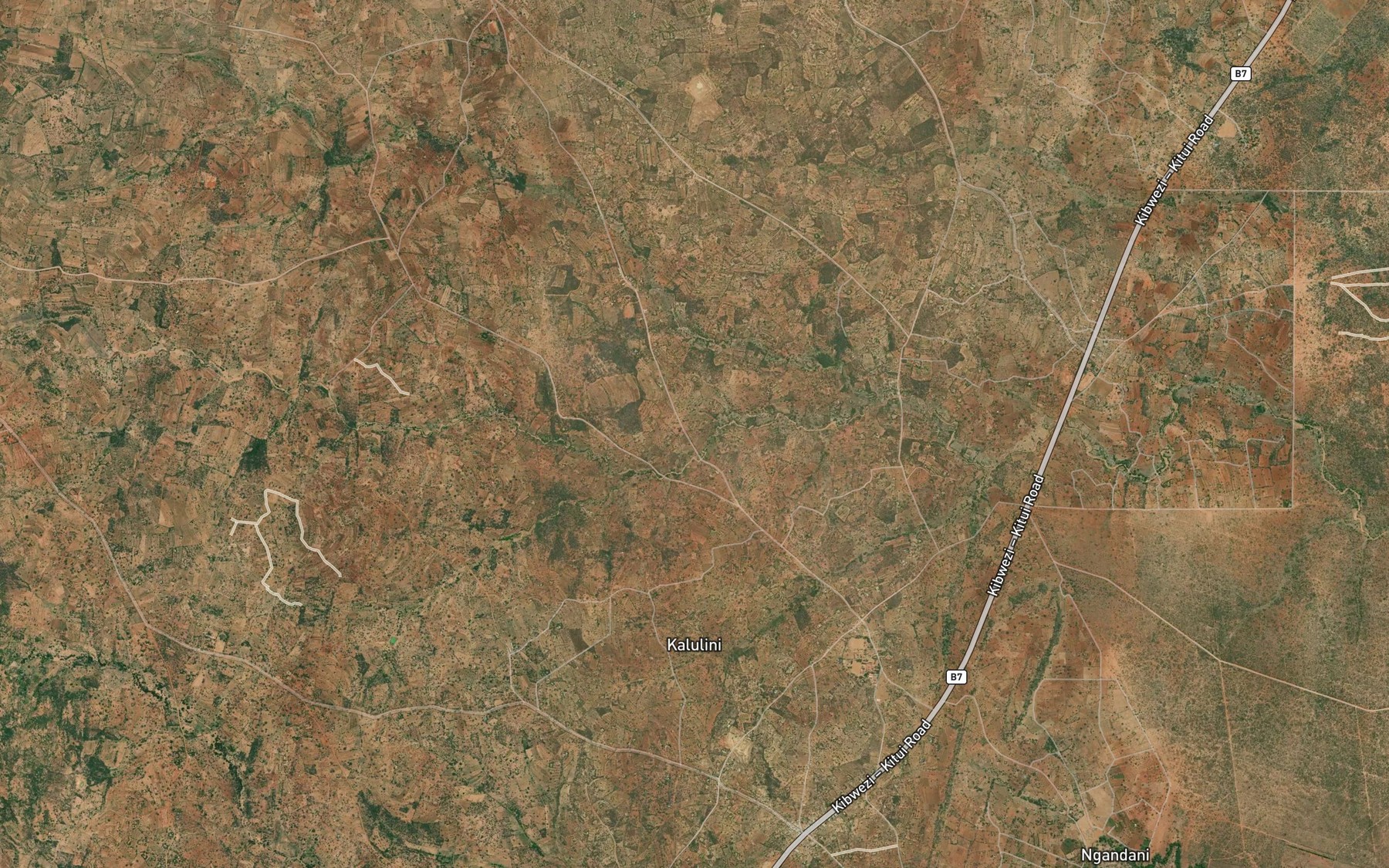 Satellite map of the Ilingoni