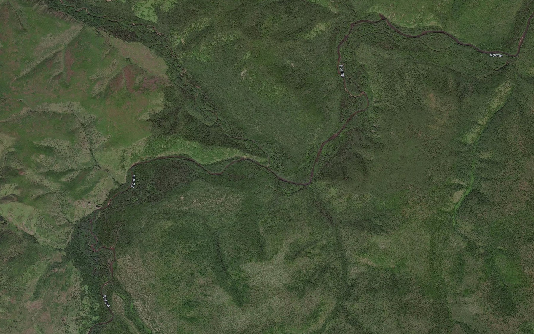 Satellite map of the Byuleney