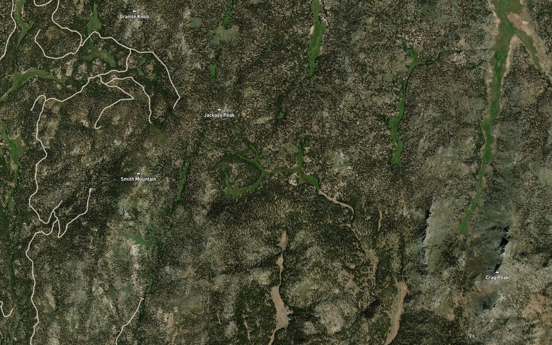 Satellite map of the Aqua Bonita Spring