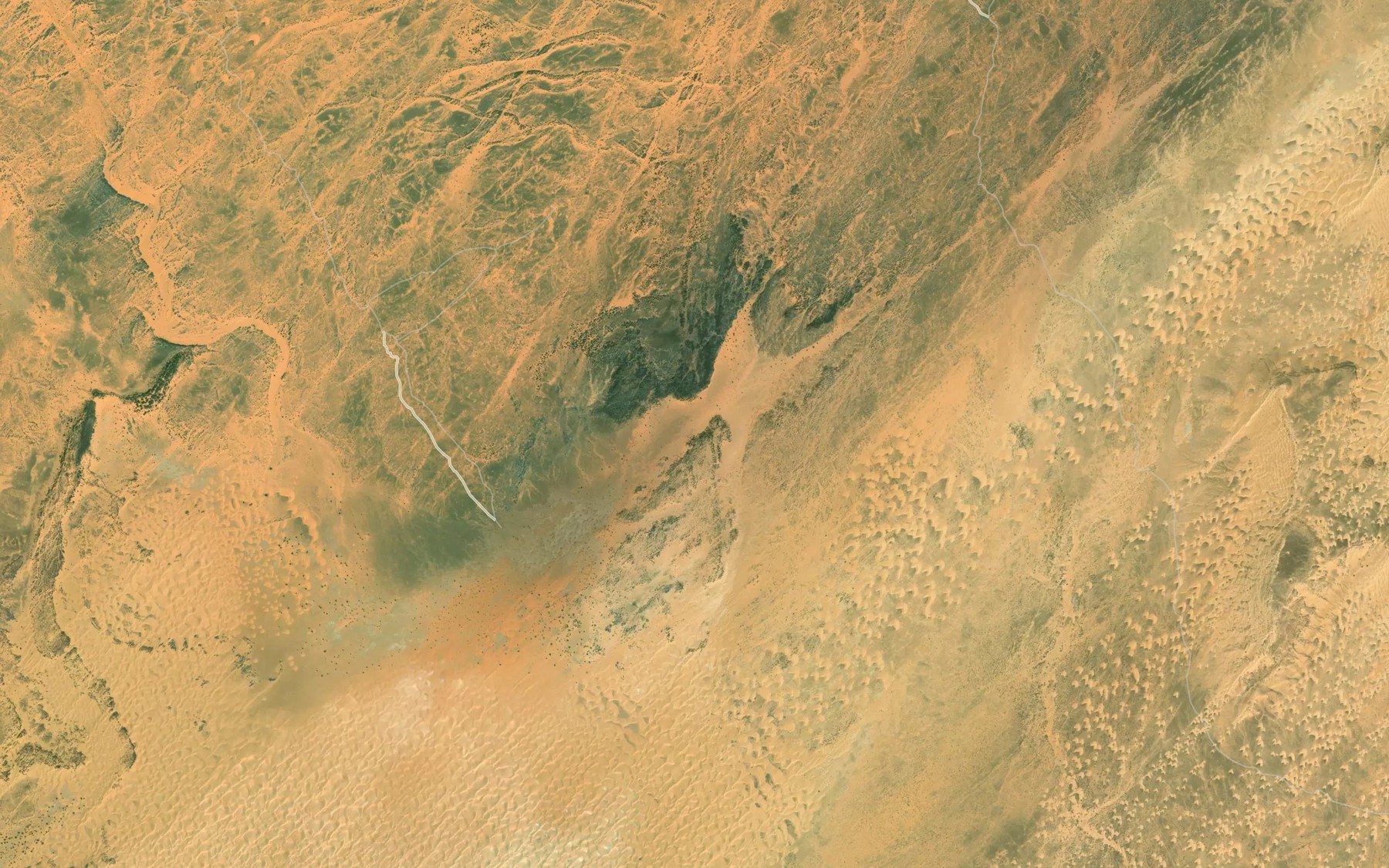 Satellite map of the Khneig ed Dalme