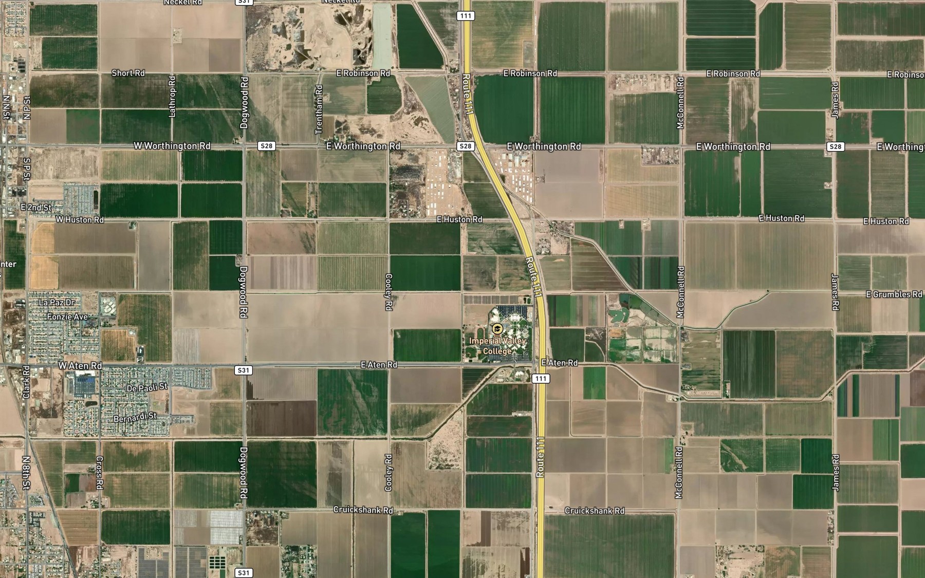 Satellite map of the Dogwood Lateral Six