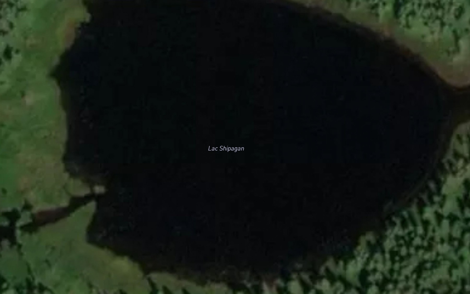 Satellite map of the Lac Shipagan