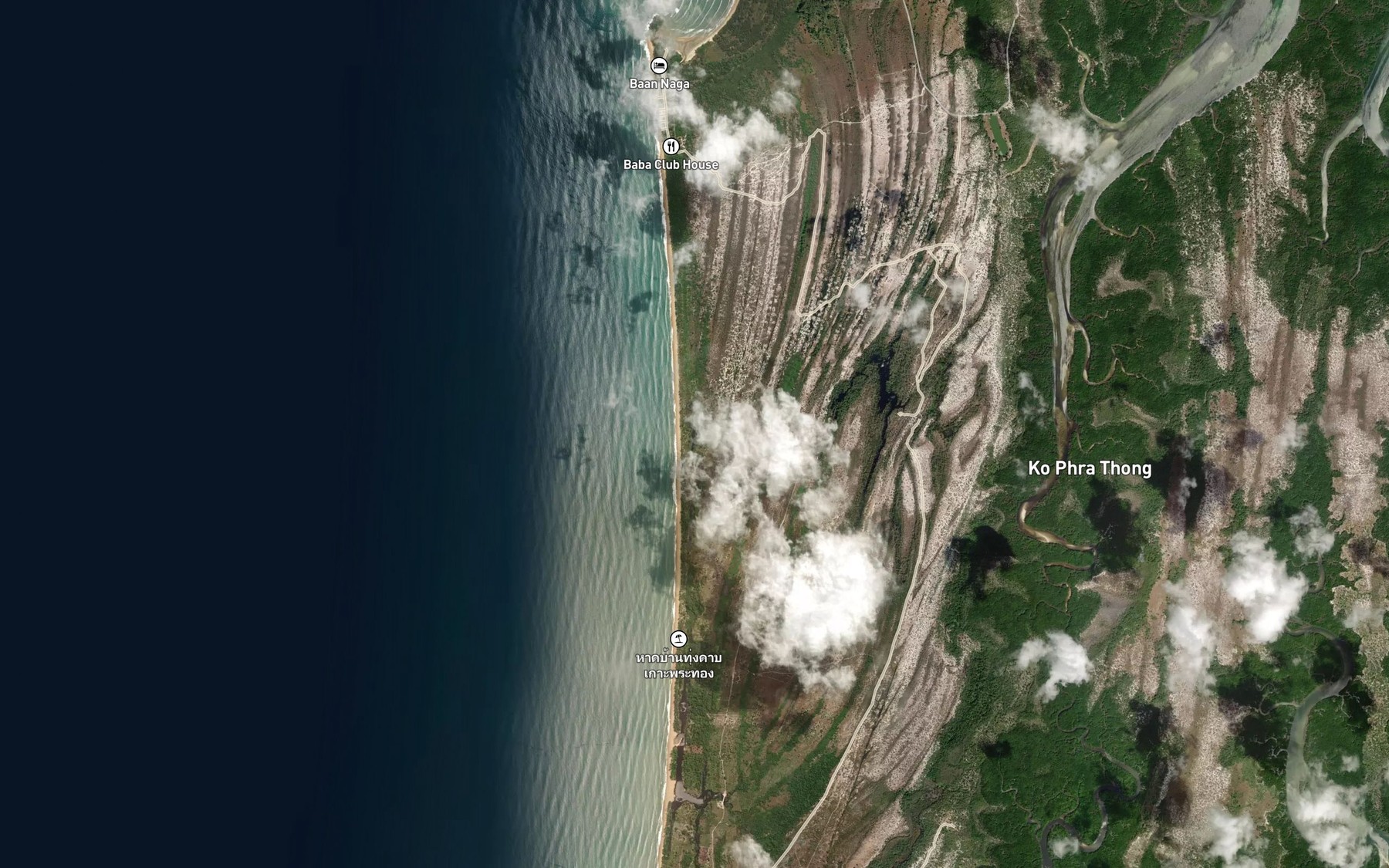 Satellite map of the Khlong Thang Chorakhe