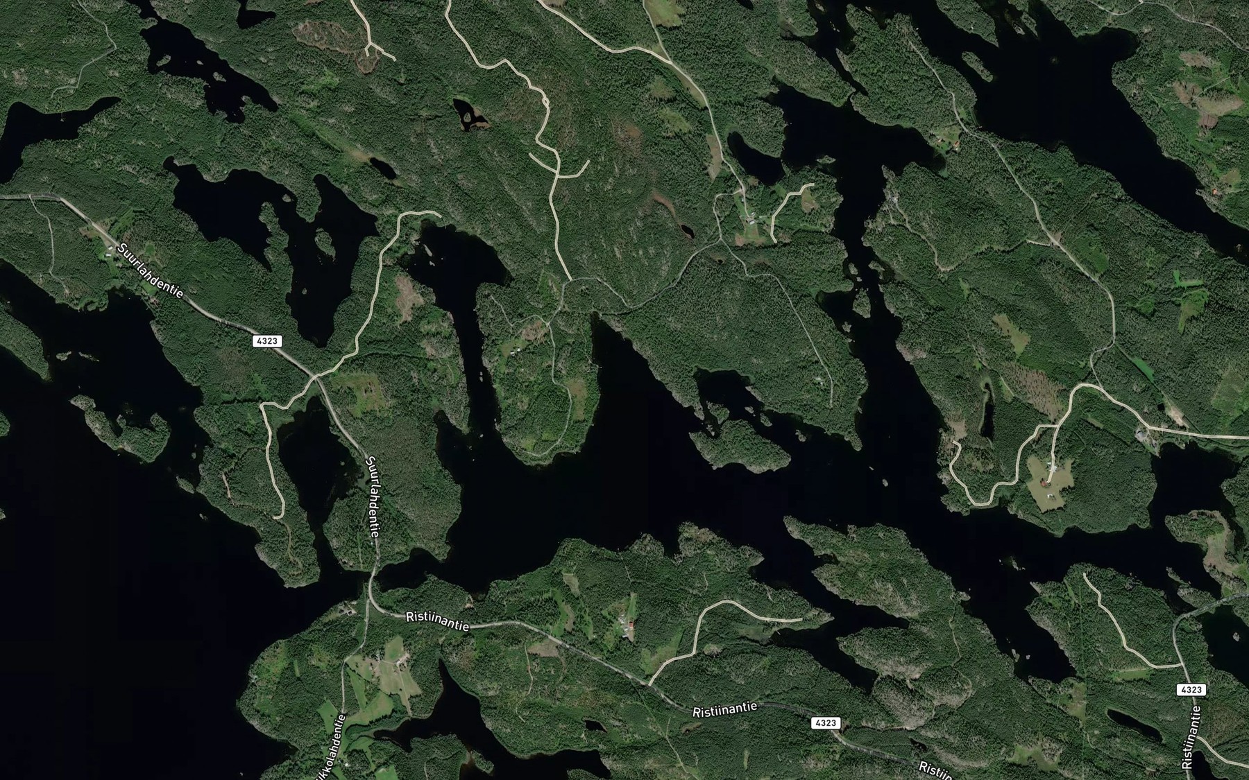 Satellite map of the Kivilahti