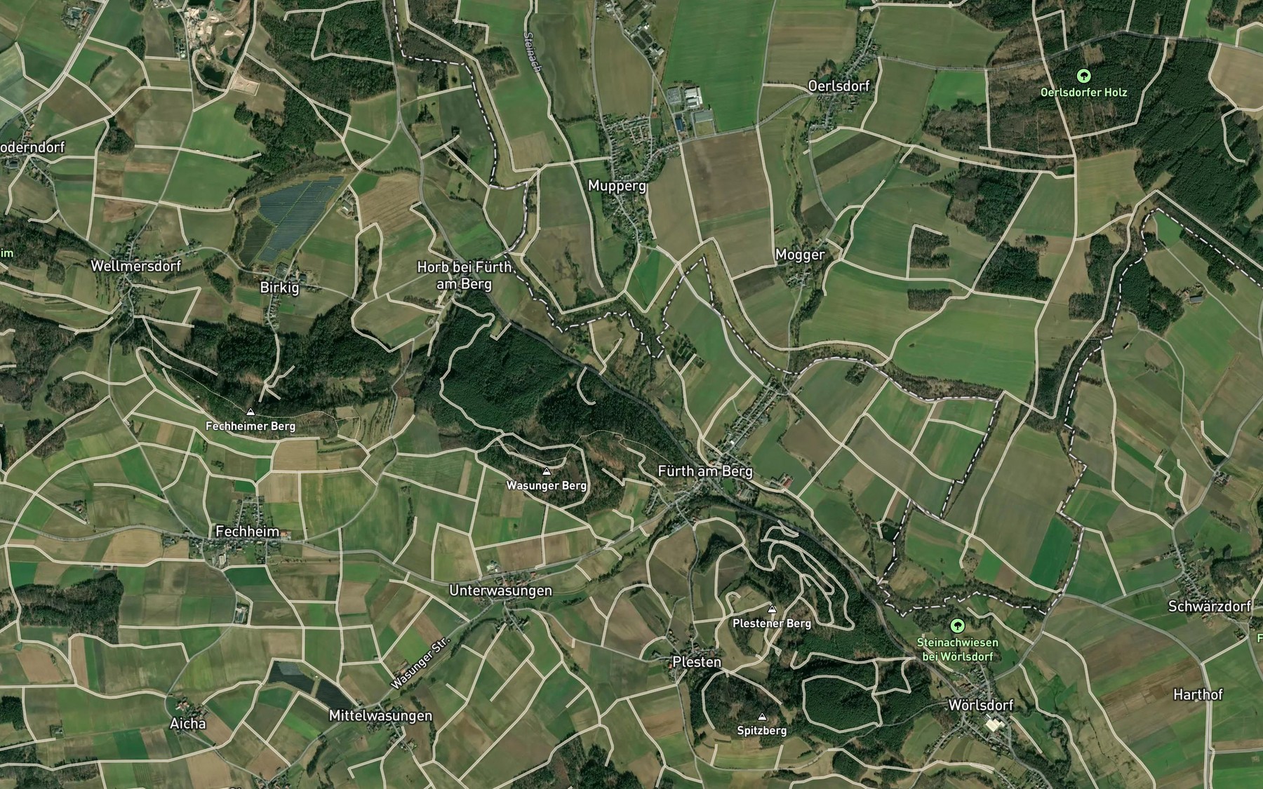 Satellite map of the Roethenbach