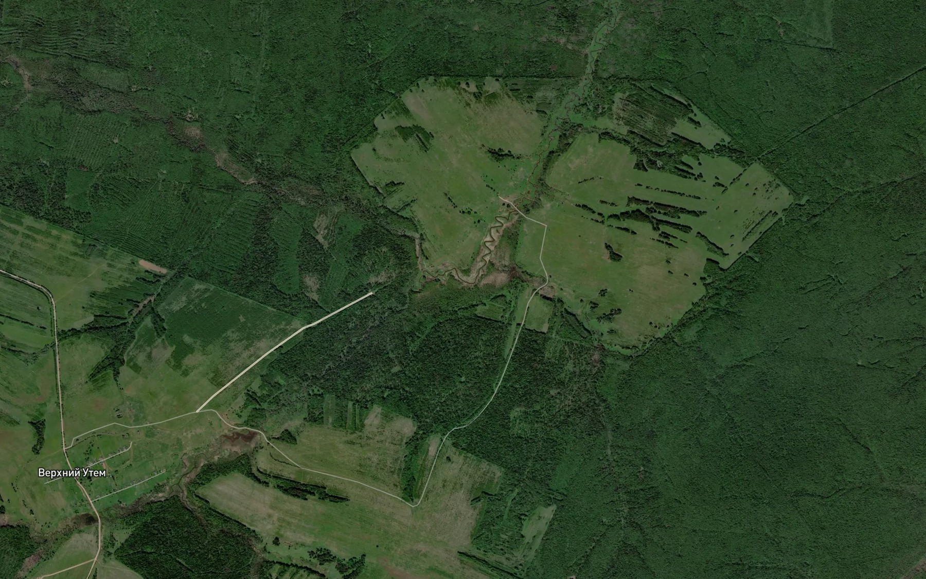 Satellite map of the Yuchek