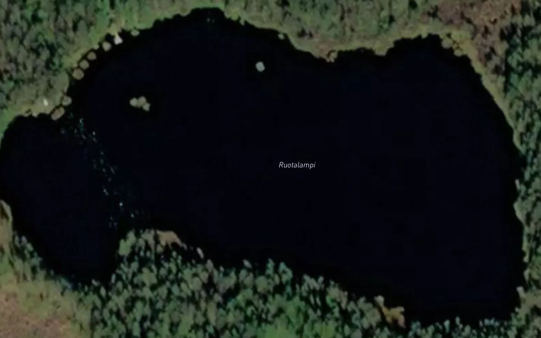 Satellite map of the Ruotalampi