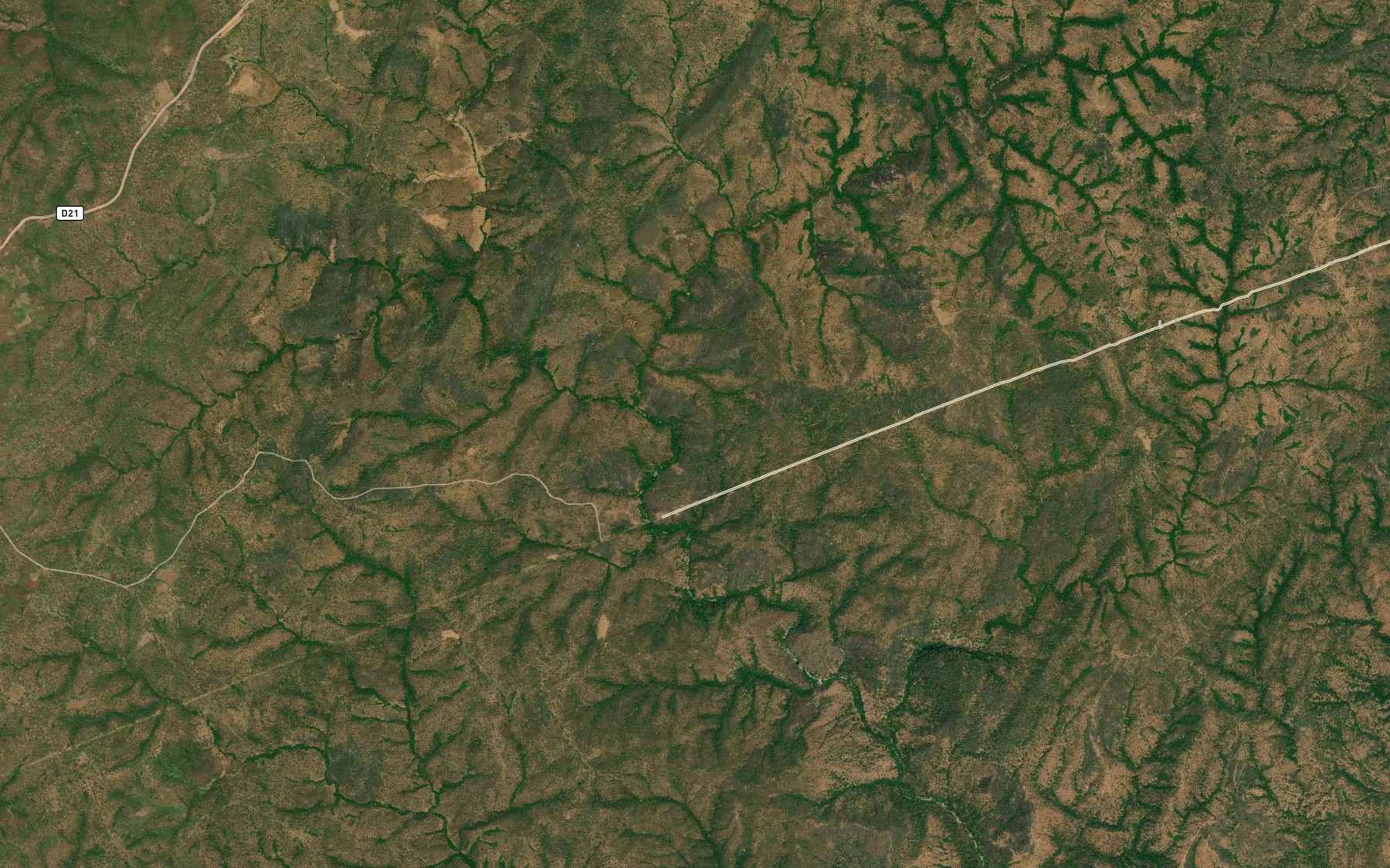 Satellite map of the Kouma