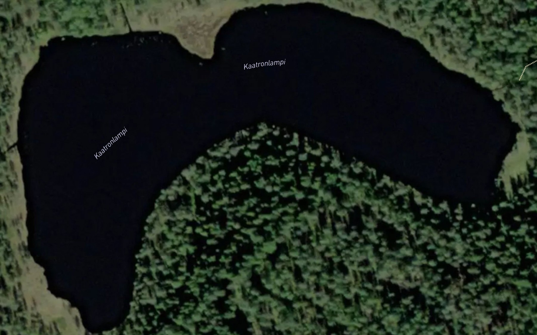 Satellite map of the Kaatronlampi