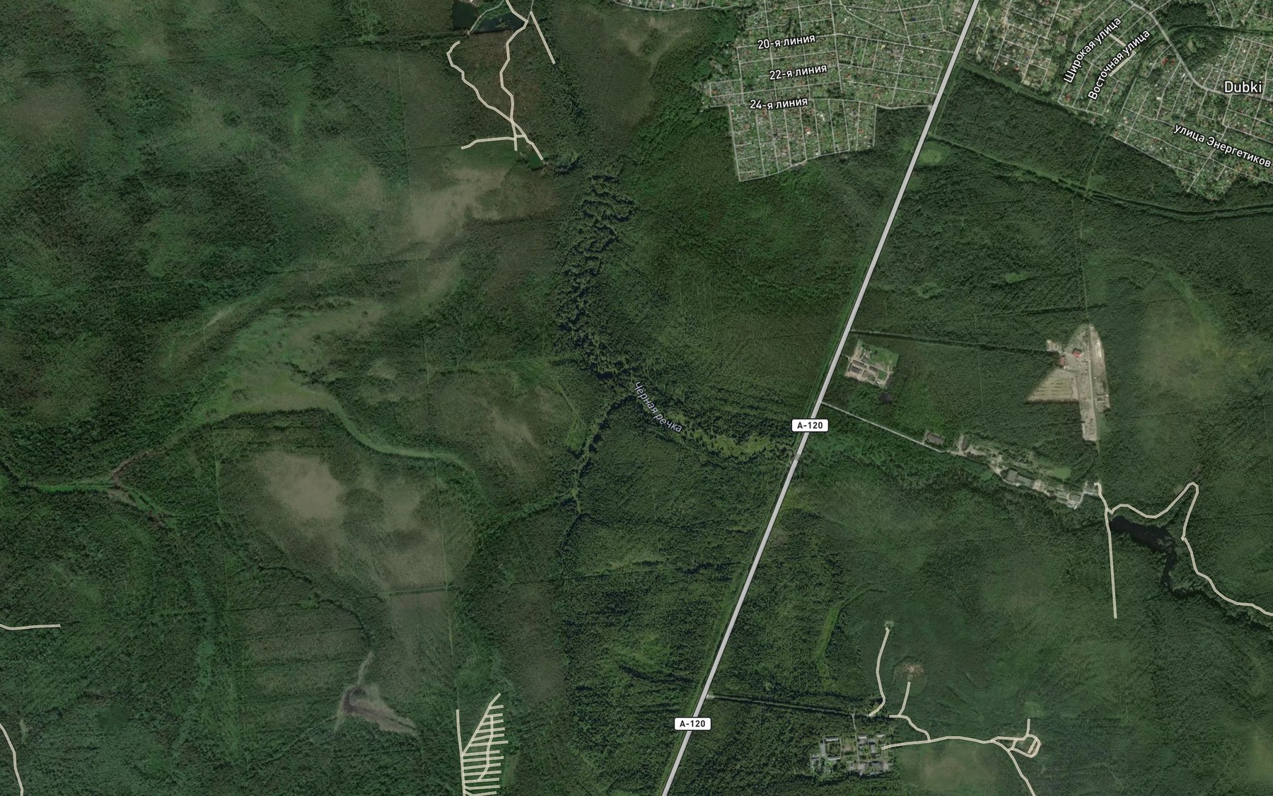Satellite map of the Lyakhioya