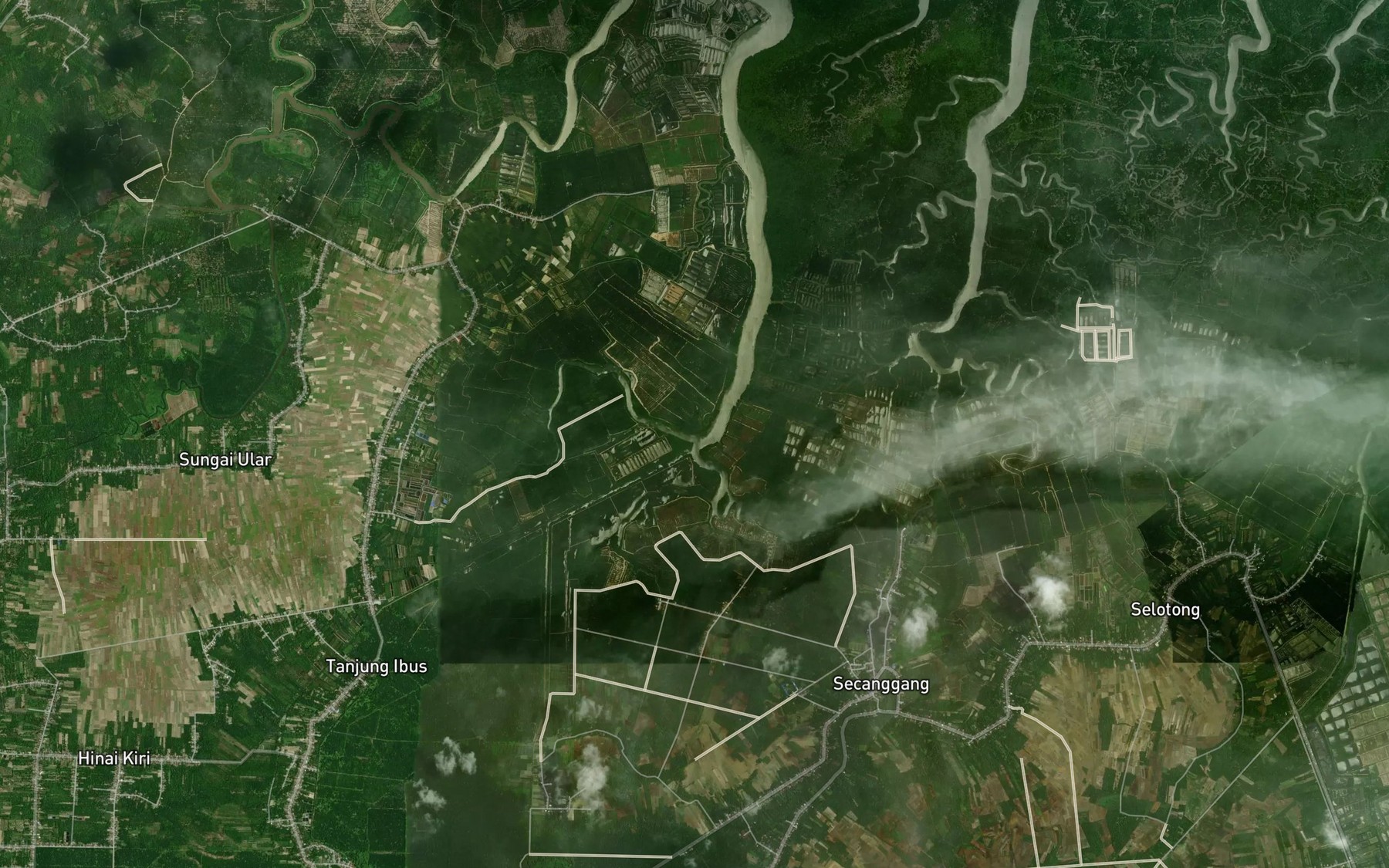 Satellite map of the Paluh Tanjung Ibus
