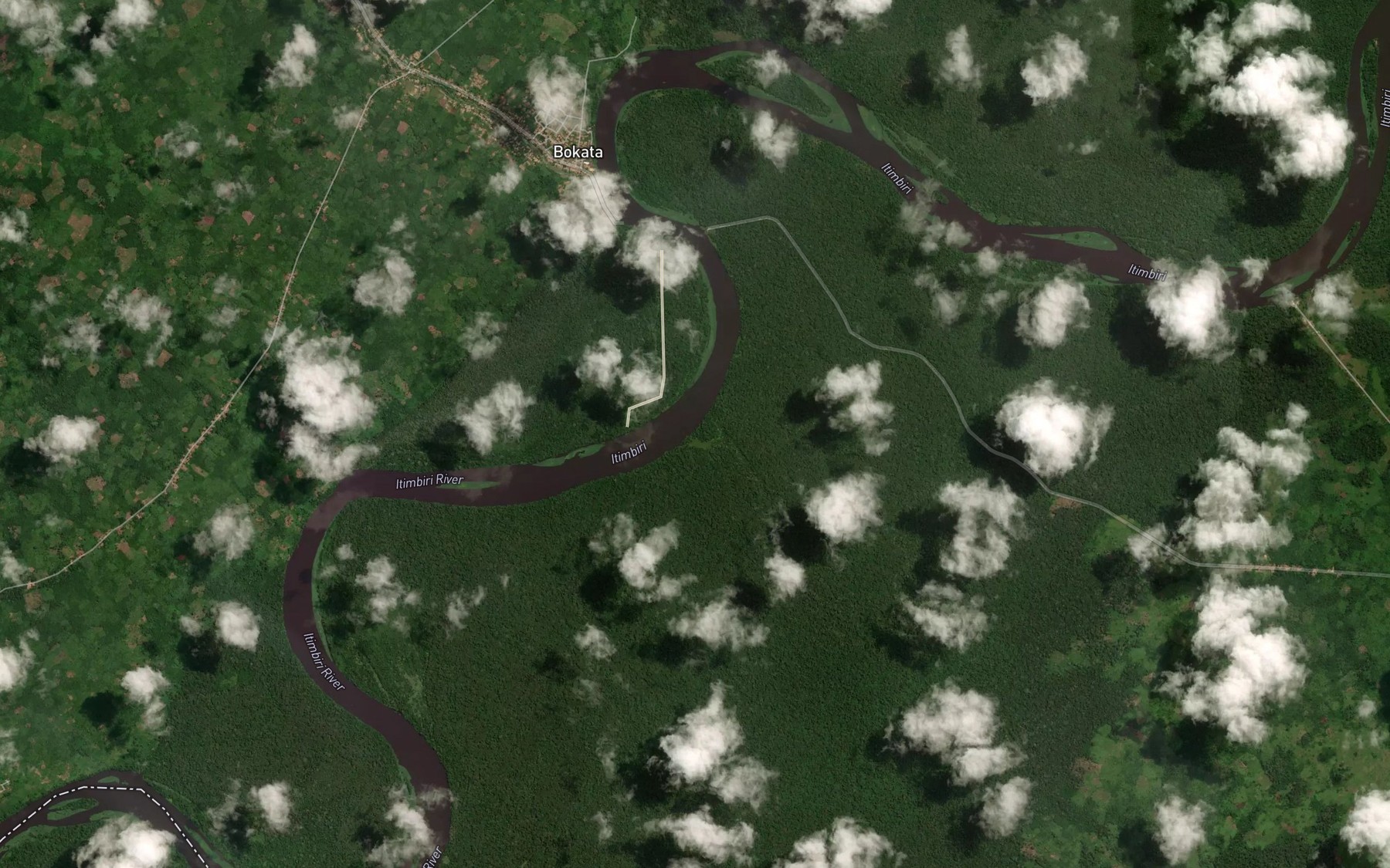 Satellite map of the Dondia
