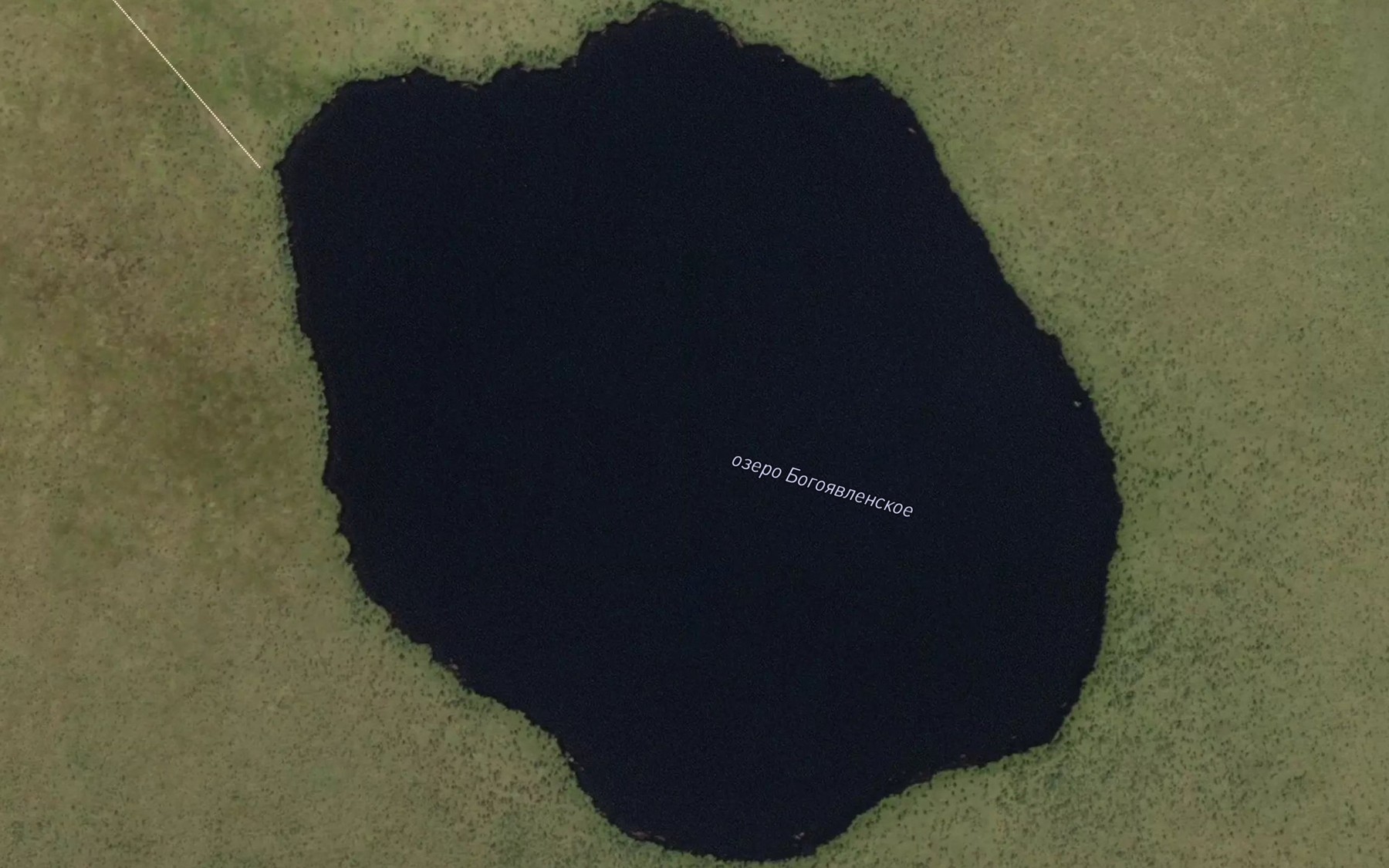 Satellite map of the Ozero Bogoyavlenskoye