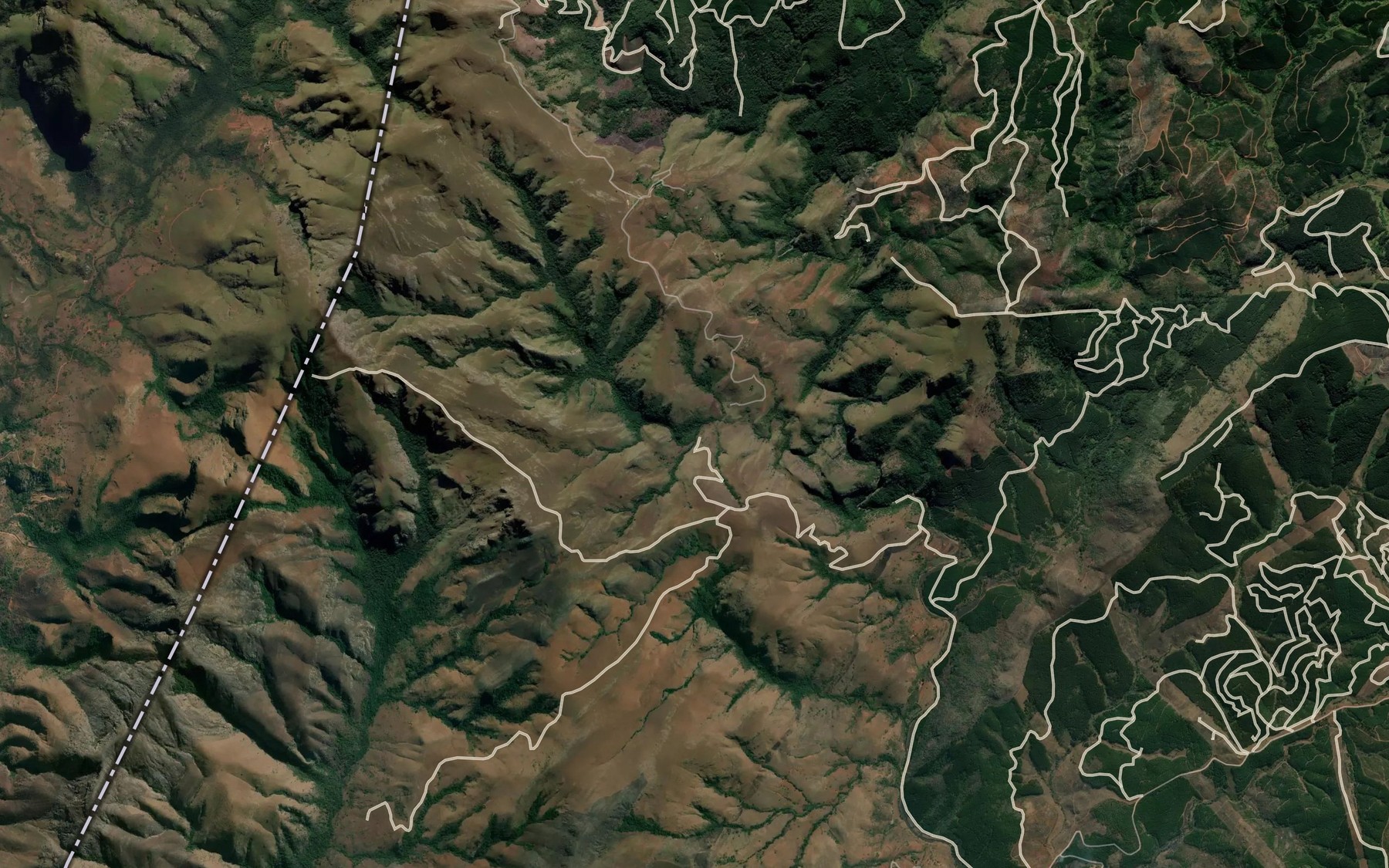 Satellite map of the Intsabene