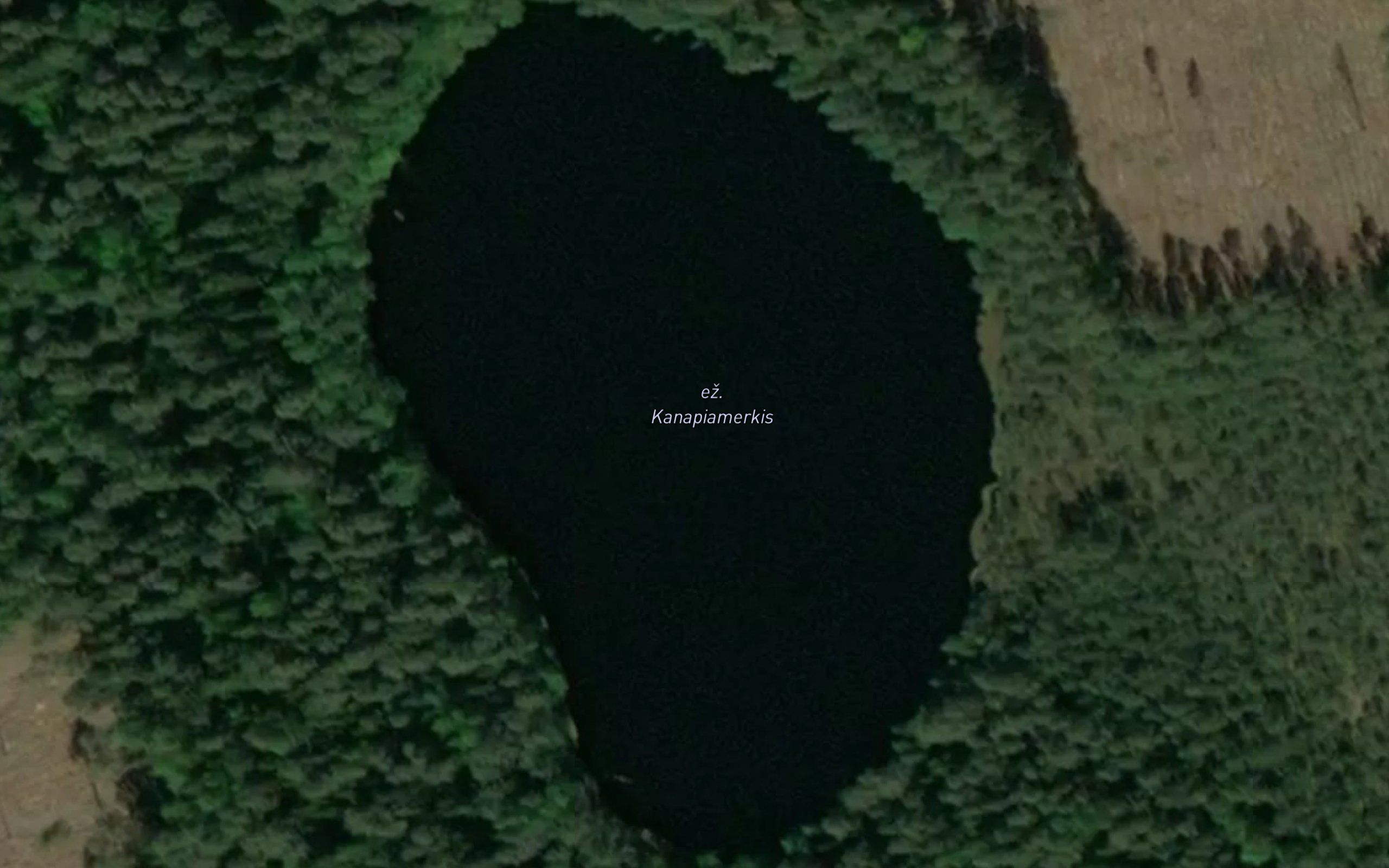 Ezeras Kanapiamerkis