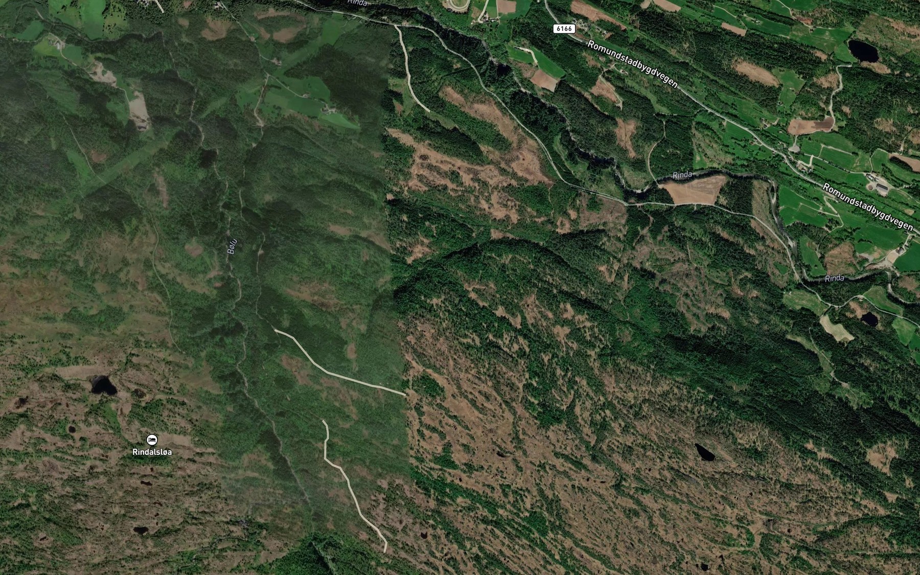 Satellite map of the Ilurbekken